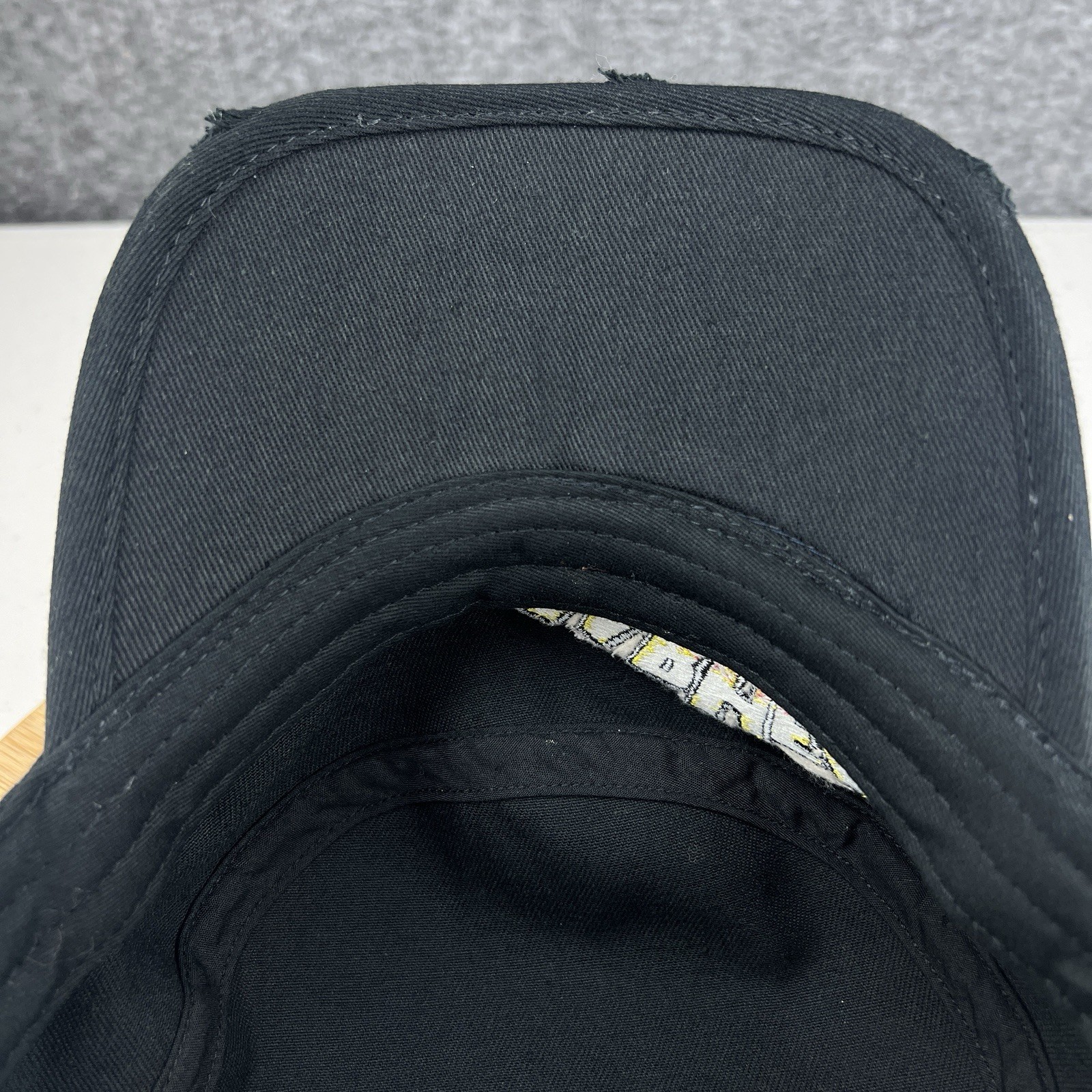 Warheads Sour Candy Army Cadet Hat Cap Strapback OSFM Adult Black Big Logo Promo