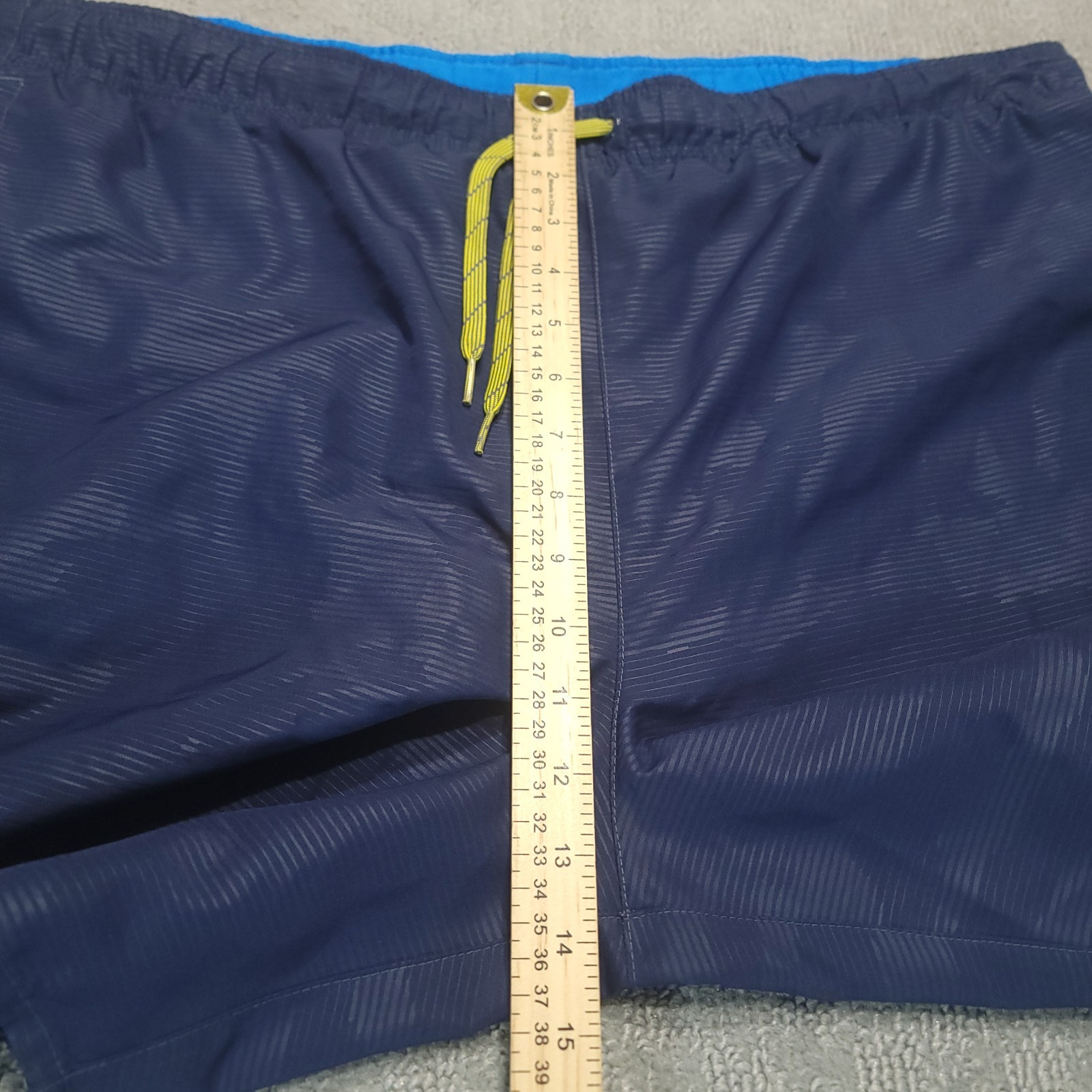 Nike Core Camocean 7″ Volley Swim Shorts Mens XL Trunks Blue Yellow