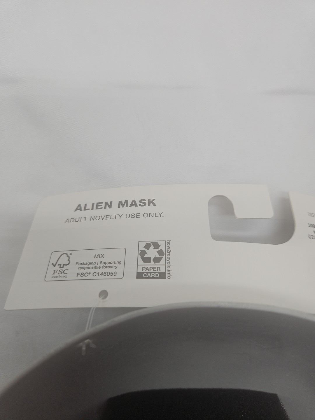 Lot of Two Halloween Masks Glow In Dark Alien And Moveable Clown Jaw Mask