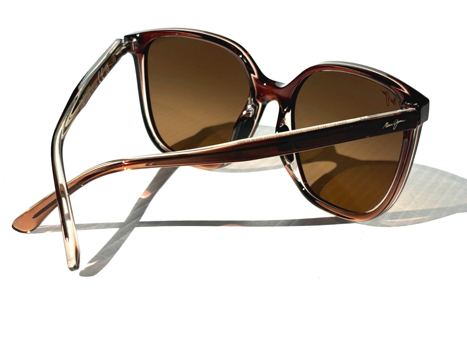 NEW Maui Jim GOOD FUN Rootbeer Fade POLARIZED HCL Bronze GLASS Sunglass HS871-01
