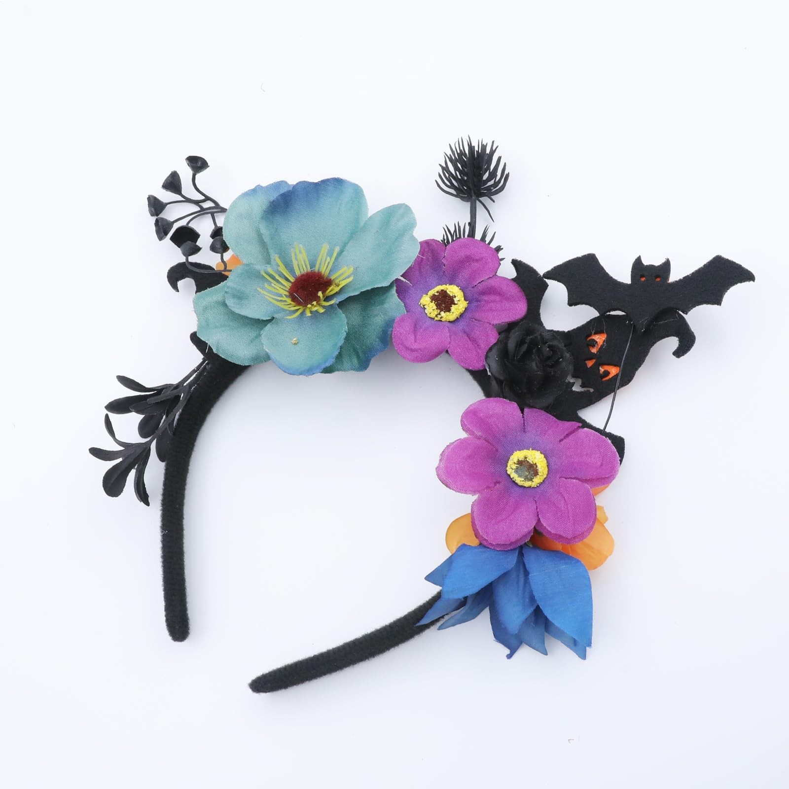 KorViSHOW Halloween Headband Ghost 20×25 cm (7.87 x 9.84 inches), Purple