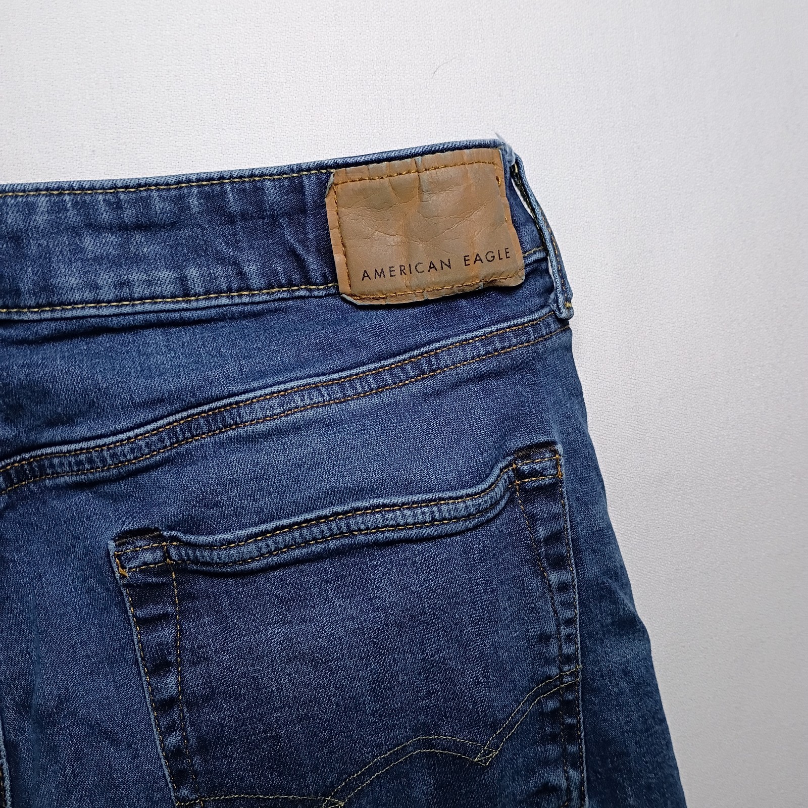 American Eagle AirFlex + Mens Athletic Fit Jeans 32X32 Dark Wash Denim