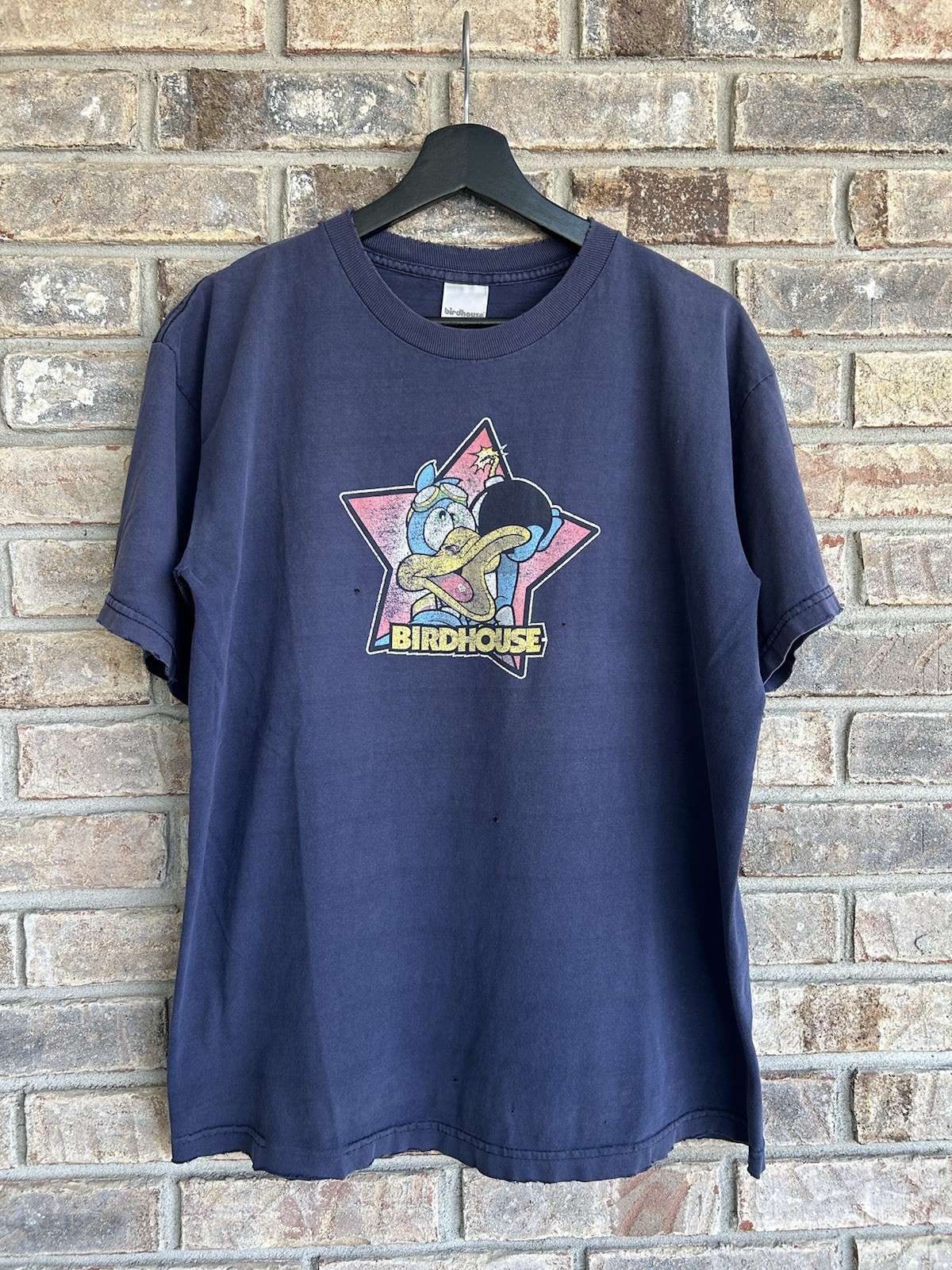 Vintage Birdhouse Skateboards Steve Berra Duck Bomb Skateboarding Tee Thrashed