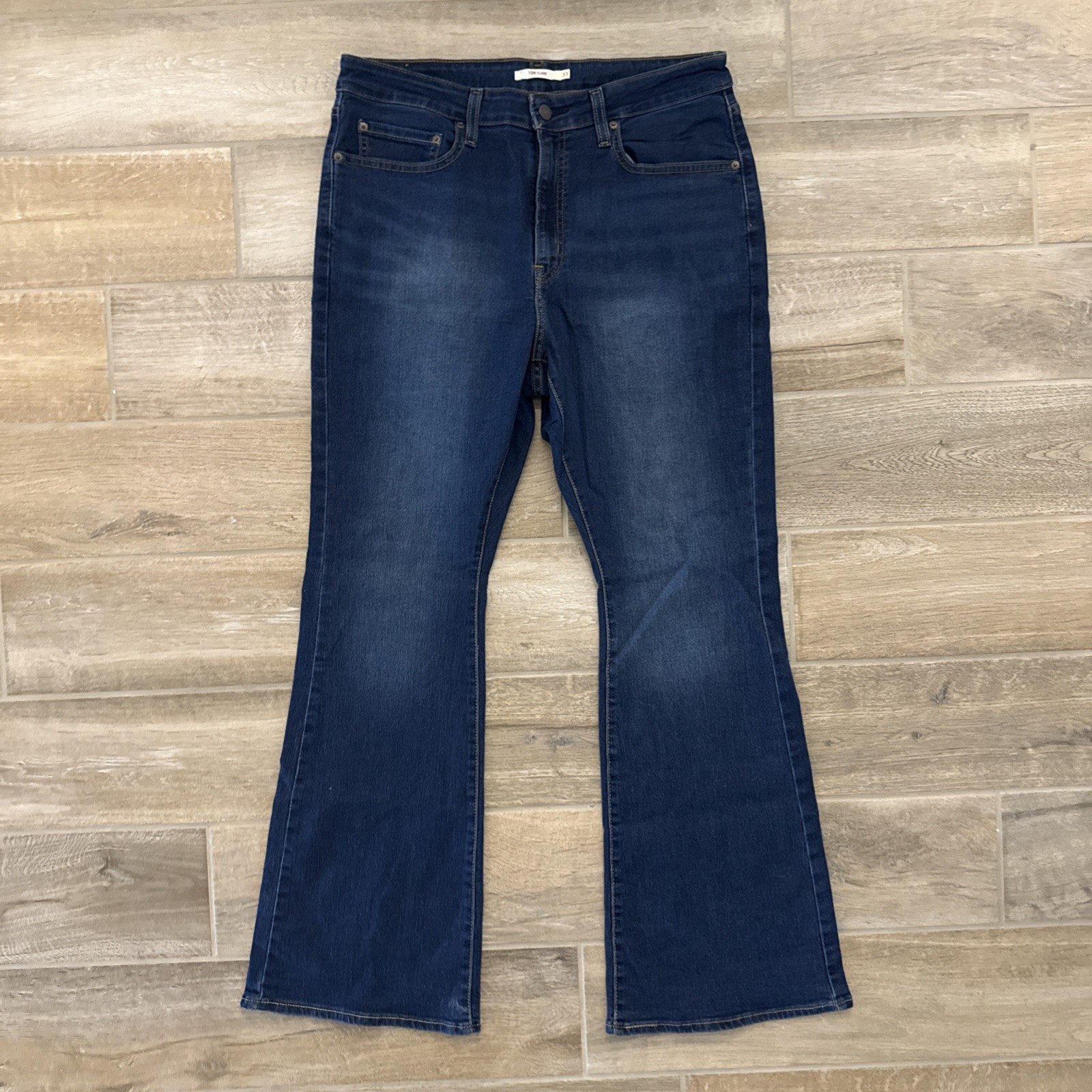 Levi’s Women’s 726 High Rise Flare Jeans Blue Size 33×32