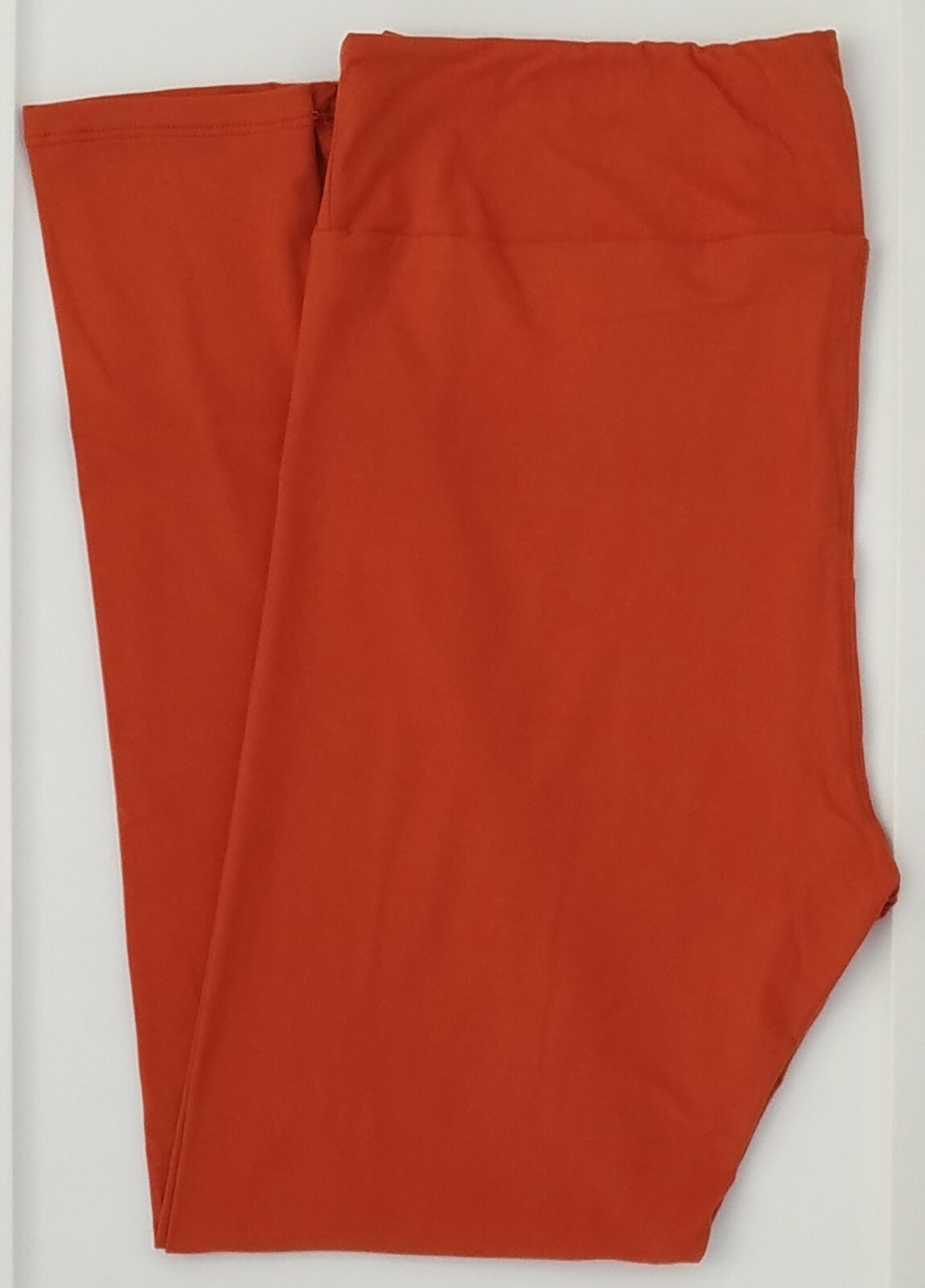 TC2 LuLaRoe Tall & Curvy2 Leggings Solid Brick Orange NWT 16