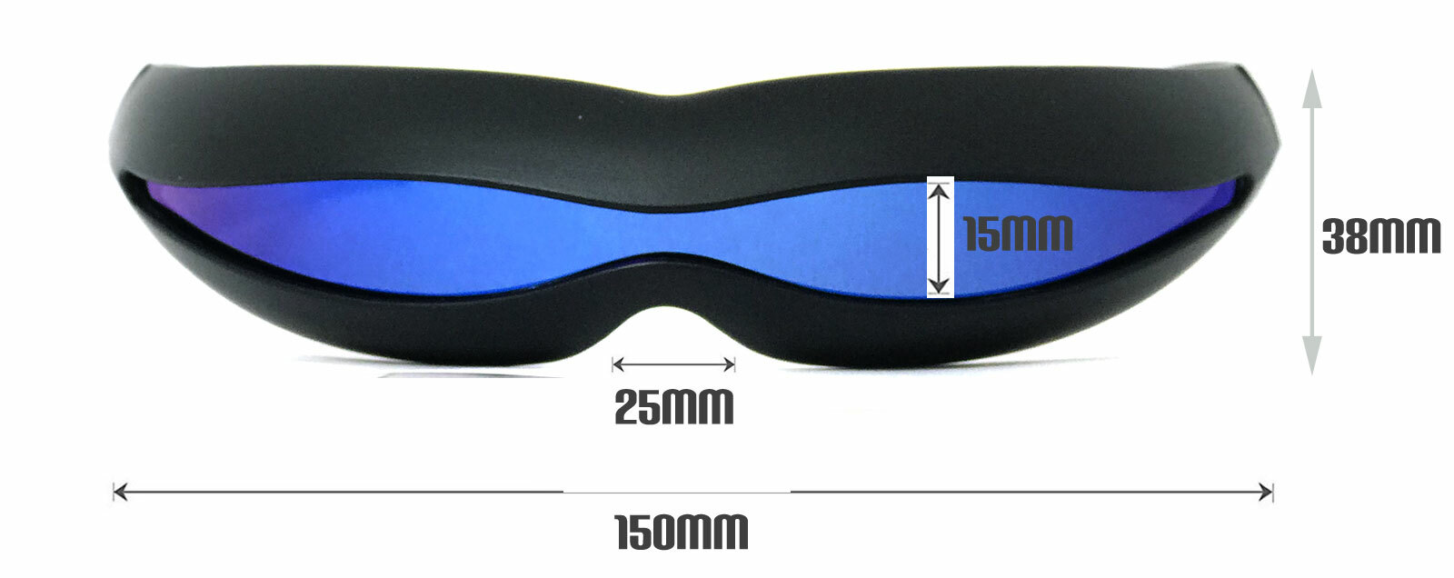 SPACE ROBOT PARTY RAVE COSTUME CYCLOPS FUTURISTIC SHIELD SUN GLASSES