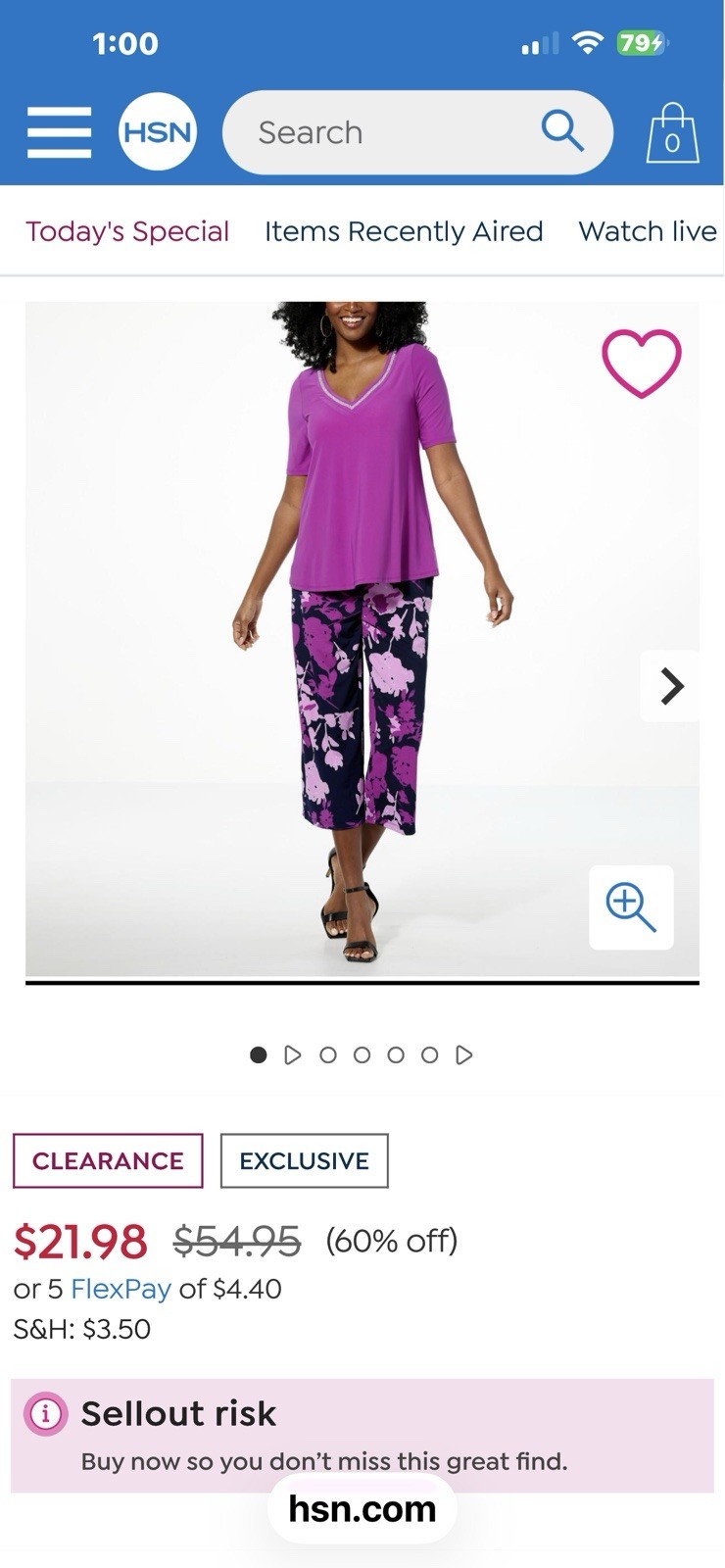 Stunning Sparkly Embellished PETITE Nina Leonard Capri Culotte Petite Small Nwt