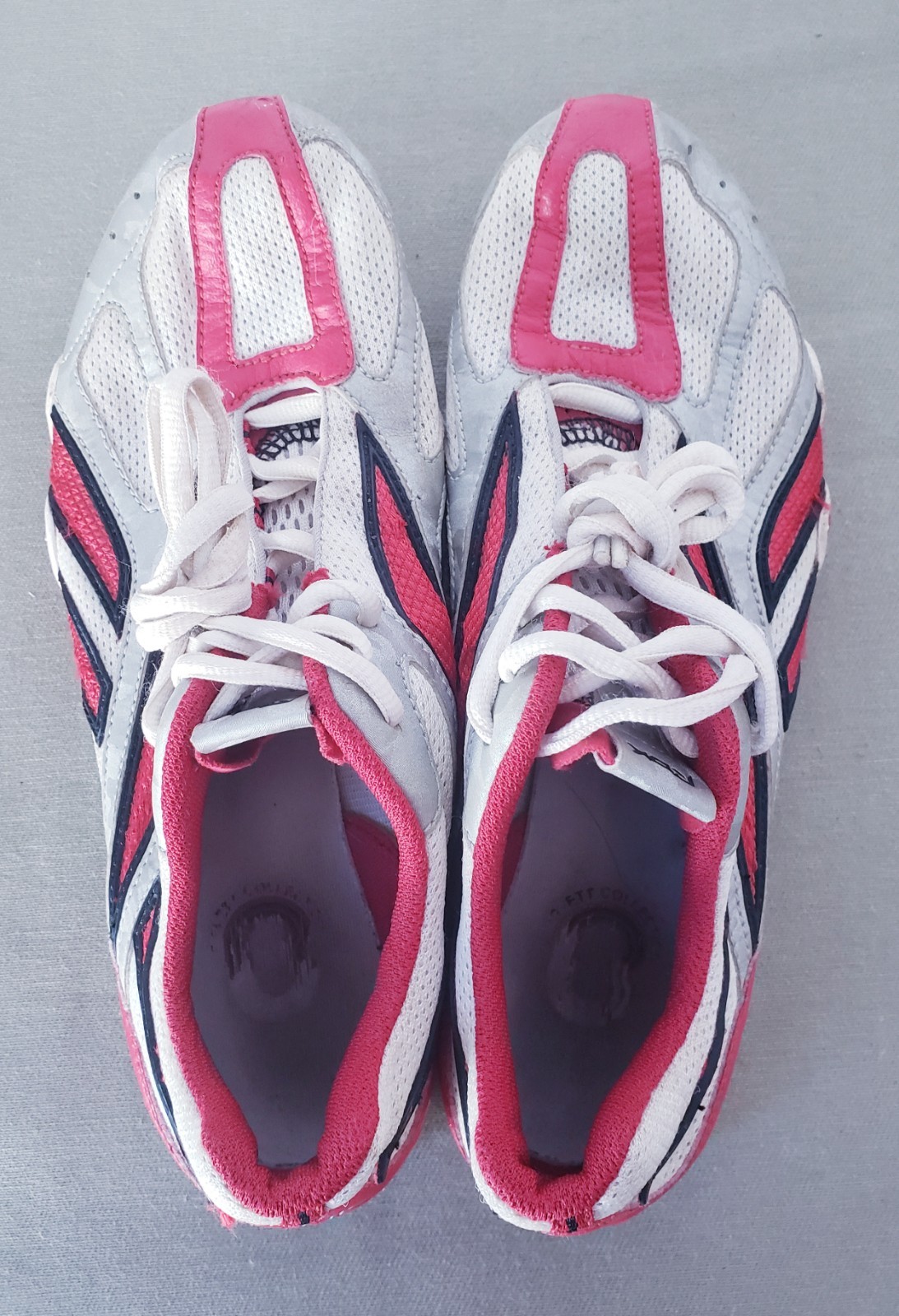 VTG REEBOK Track Field Athletic Shoes Sprinting Spikes Sz.7 RA 706 FLU 30-173872