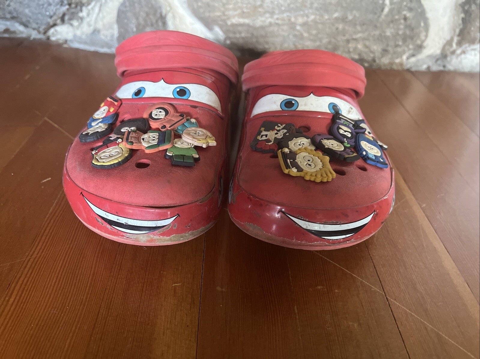 Lightning McQueen Crocs/Clogs Size 9M W11 USED!