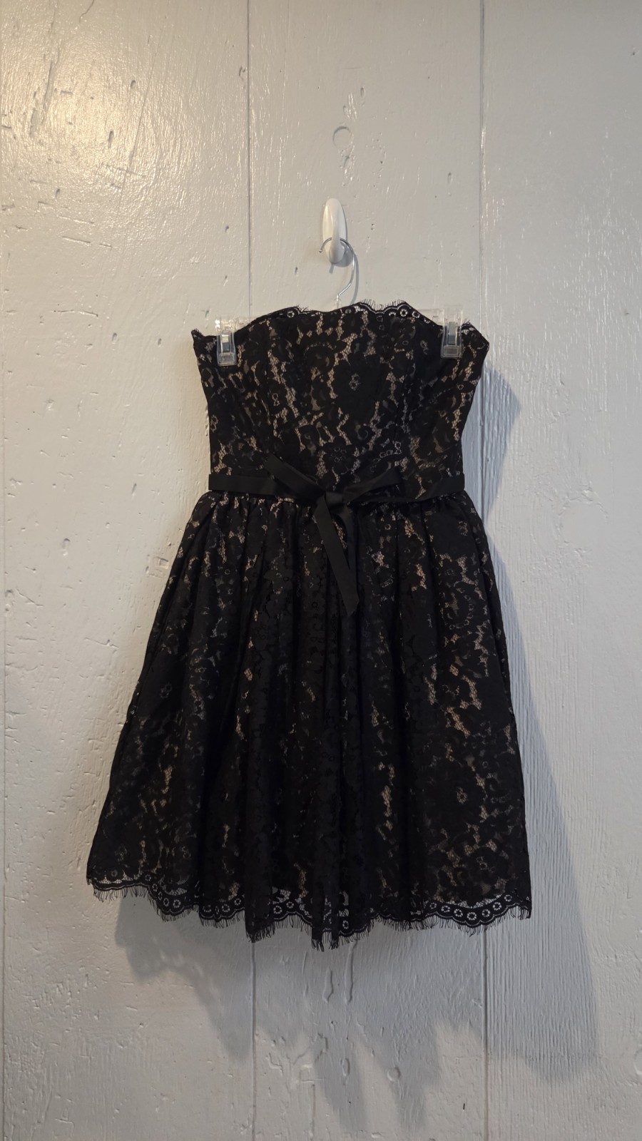 Robert Rodriguez Neiman Marcus x Target Strapless Black Lace Cocktail Dress/4
