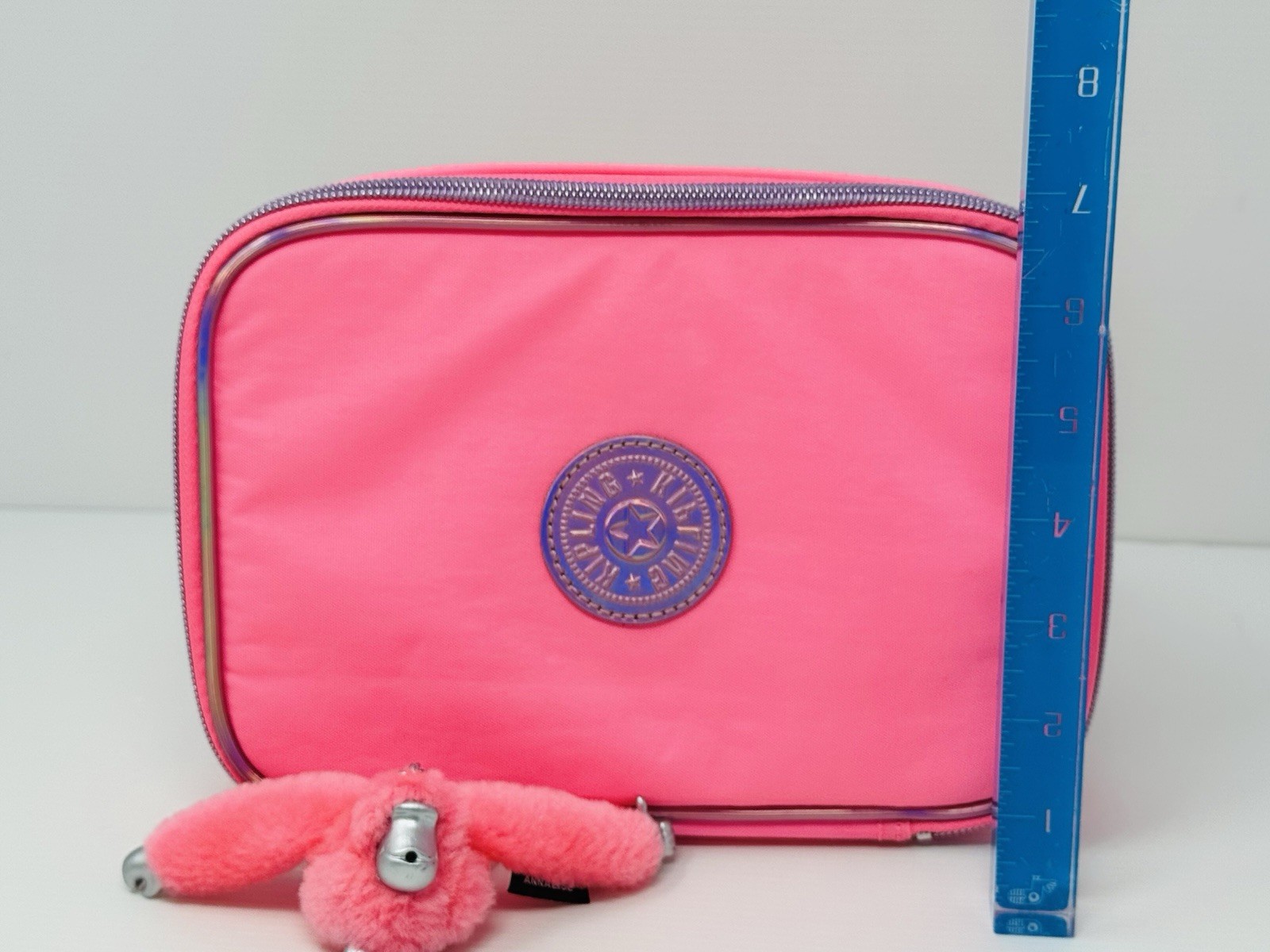 Kipling 100 Pens Case Pencil Accessory Box Polyamide AC3657 Cool Pink