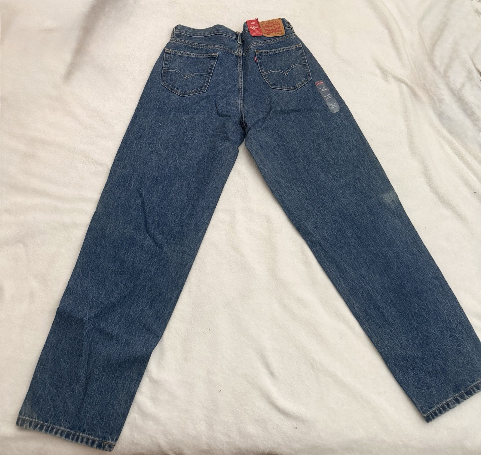 💙 Levi’s 560 Men’s Jeans 36 x 34 NWT Relaxed Fit Straight Leg Denim 💙