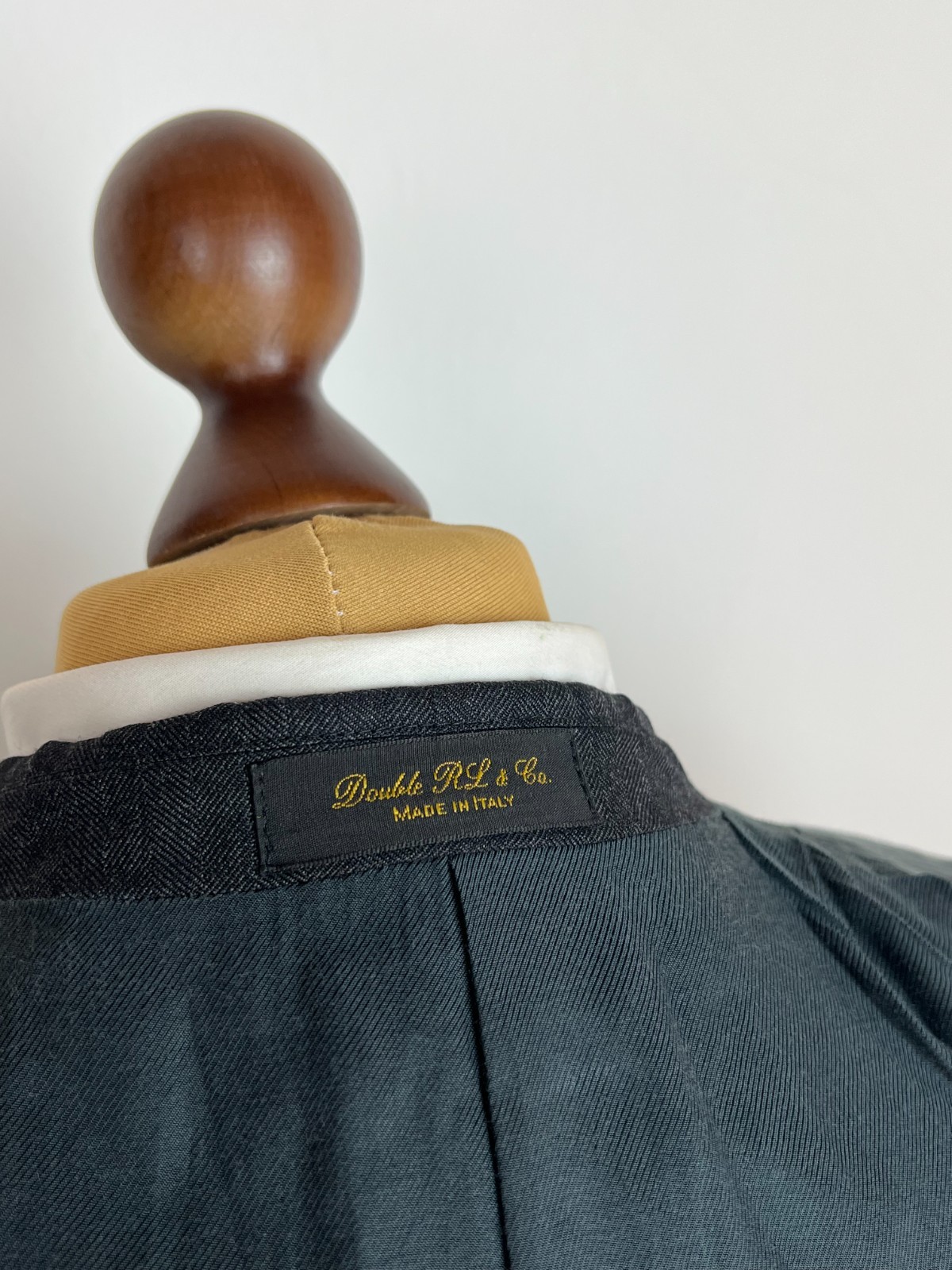 Rare DOUBLE RL (RRL) Ralph Lauren 100% Wool Herrinbone 2 Piece Suit 40US50IT