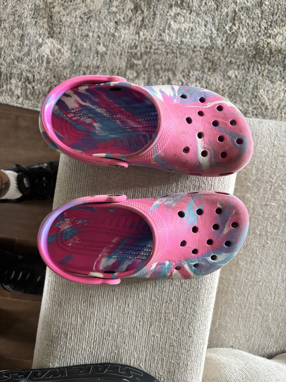 Kids Crocs Size 3 Multi Color