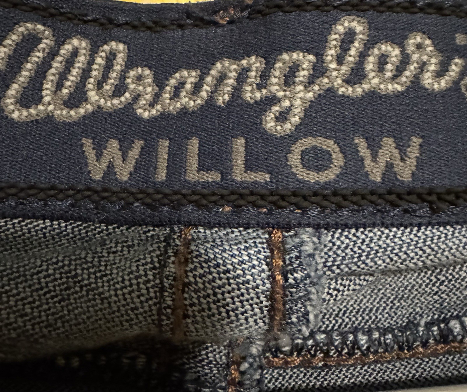 Wrangler Willow Ultimate Riding Jean boot cut stone wash Size 7×34-29×34