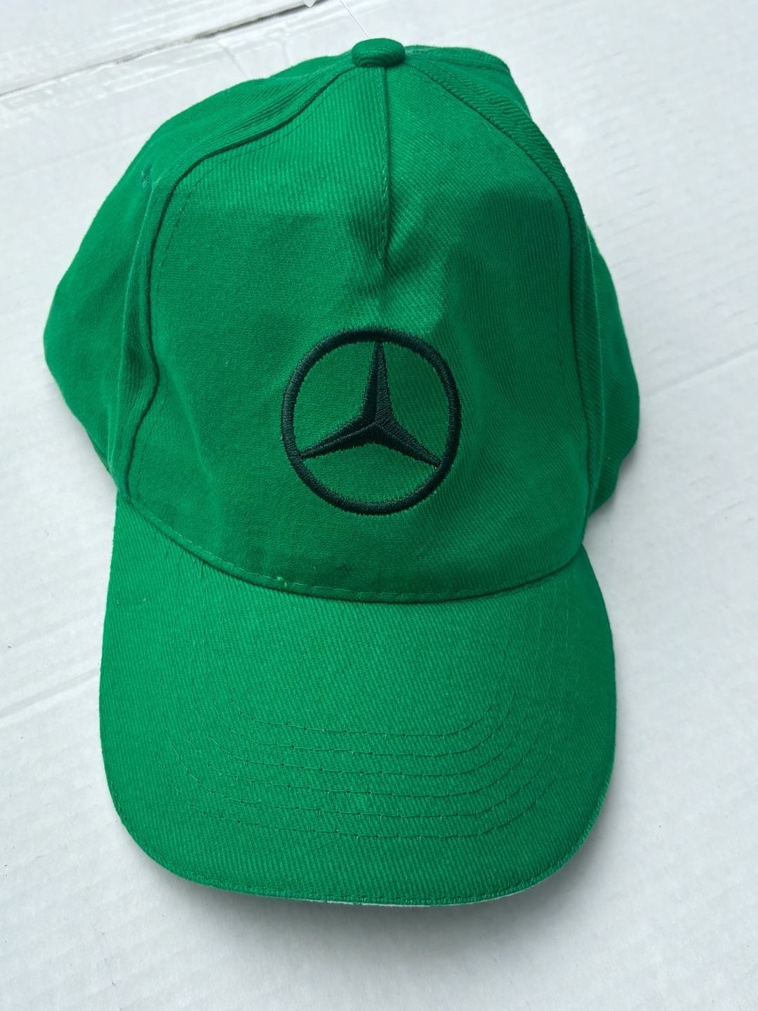 Mercedes-Benz Green Embroidered Logo Baseball Cap Hat