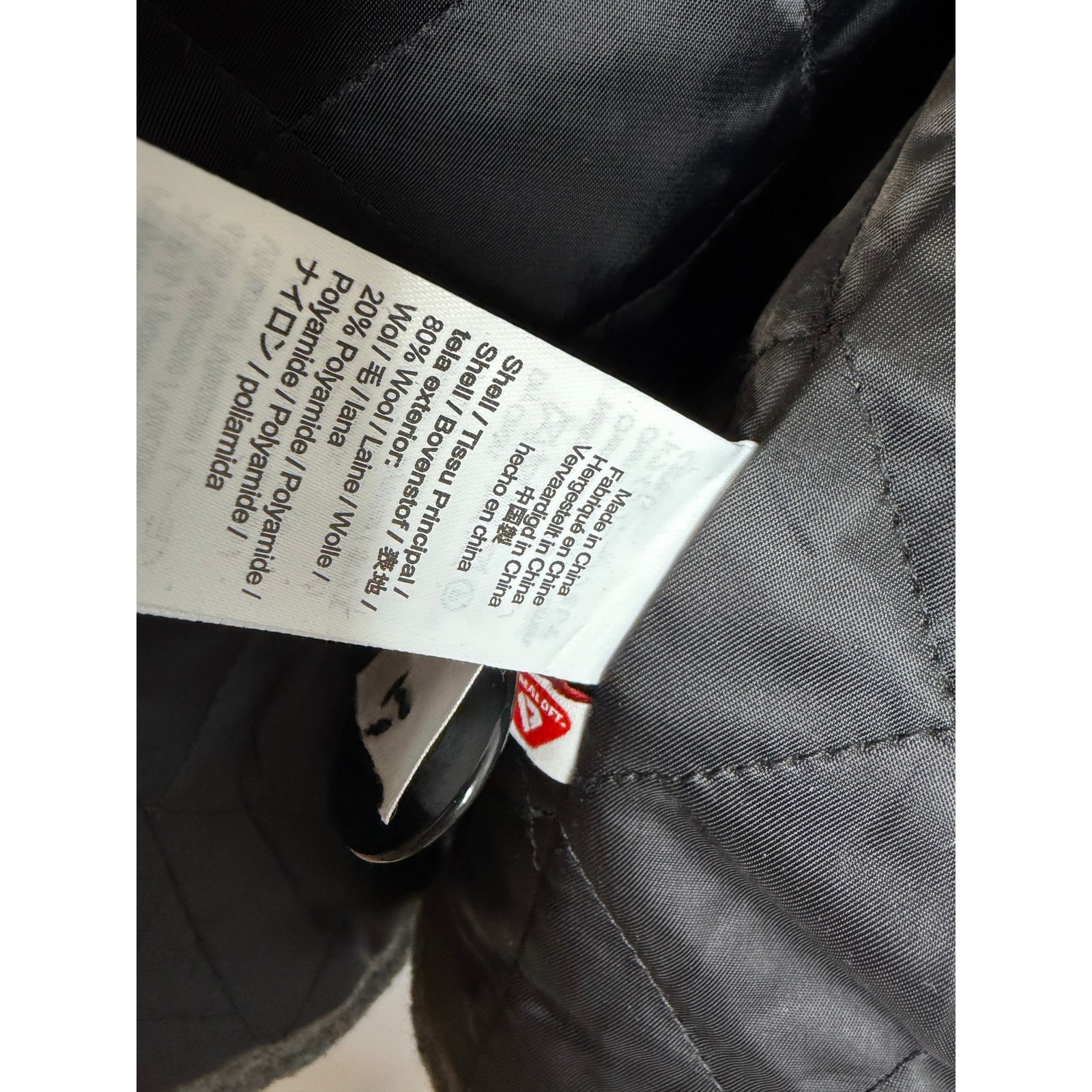 J Crew Dock Peacoat Jacket PrimaLoft Grey Men’s S New Classic Preppy