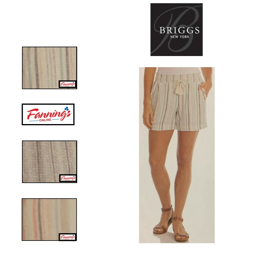 Briggs NY Women’s Pull-On High Waist Perfect Summer Shorts | F31