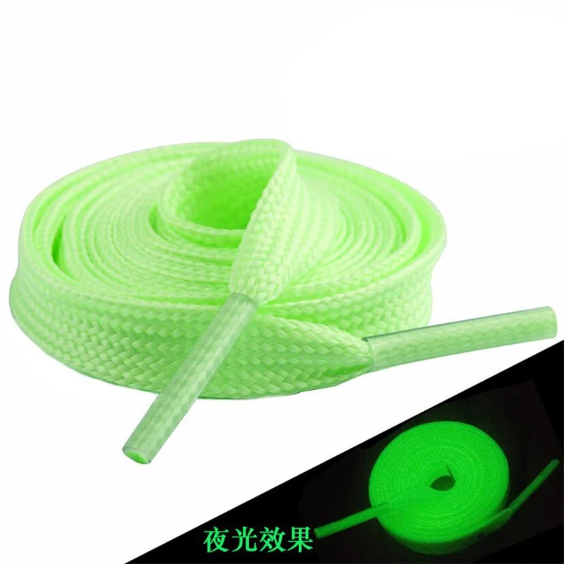 5 Colors Luminous Shoelaces Flat Suitable For All Shoes Fluorescent laces Party