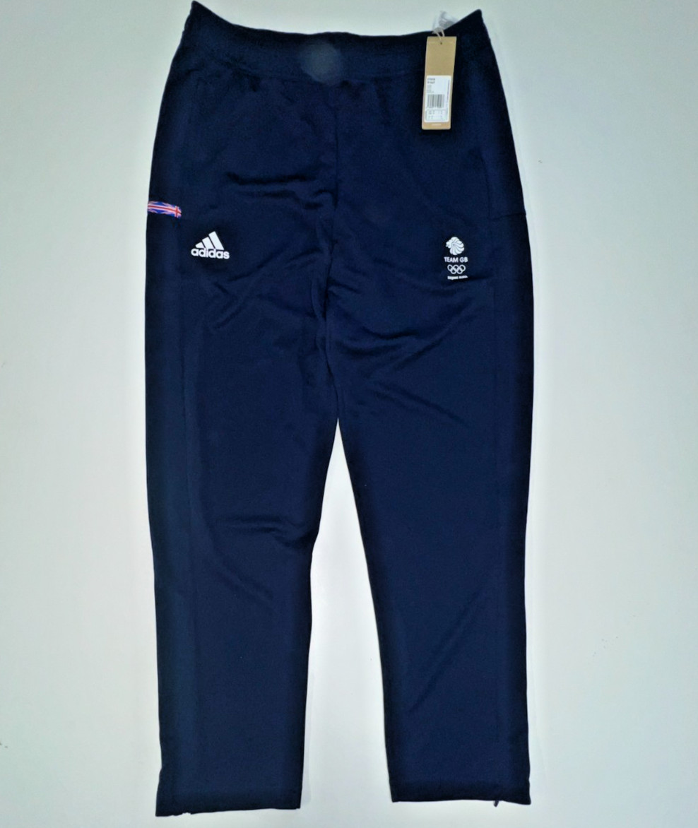 Adidas Team GB Trousers Track Pants Blue Sweat Bottoms Men Women XS S M L XL 2XL