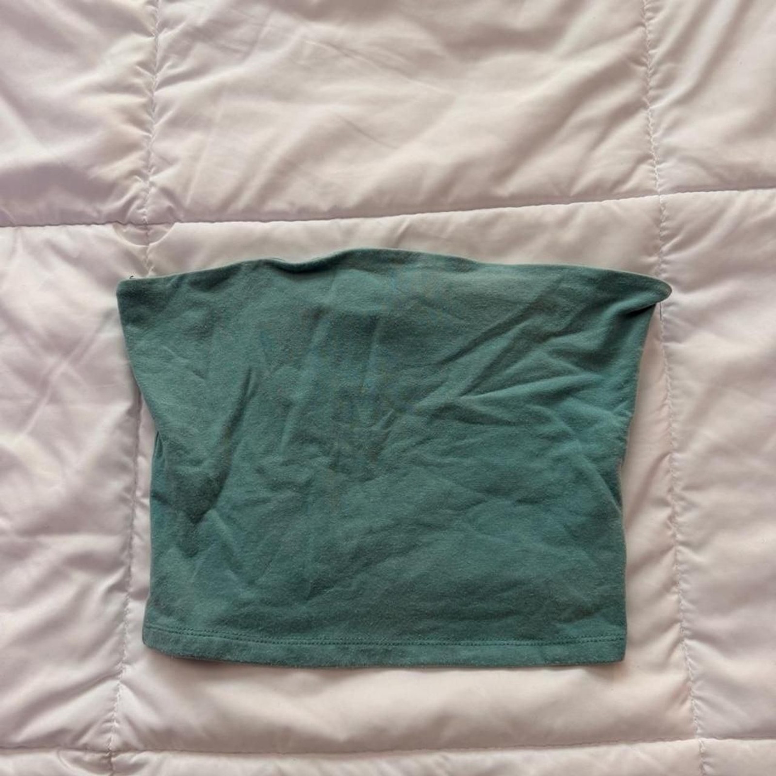 Unbranded Women’s Blue and Green Crop-top