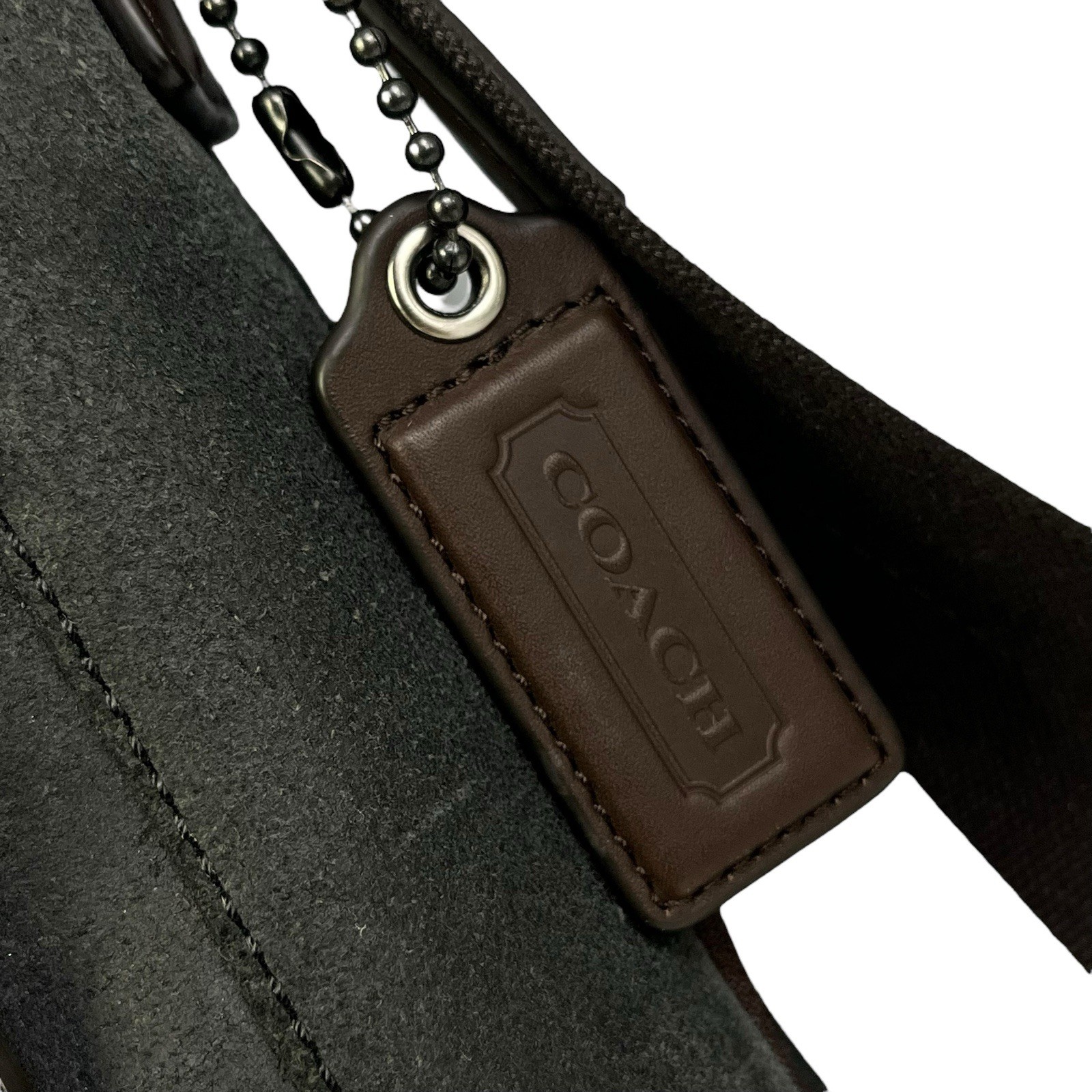Coach Camden Leather Bag Brown Tech Crossbody Messenger Computer F70920
