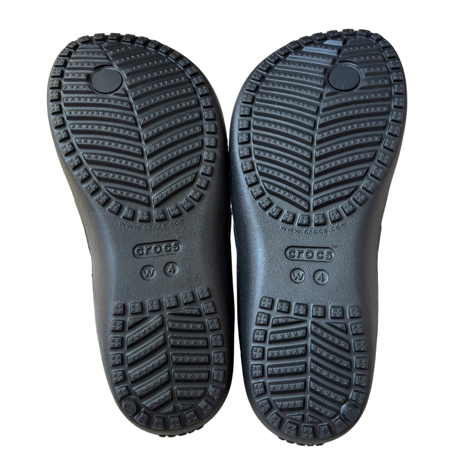Crocs Kadee II Flip W Black Womens Sandals Thong 202492-001 Size 4 NWT