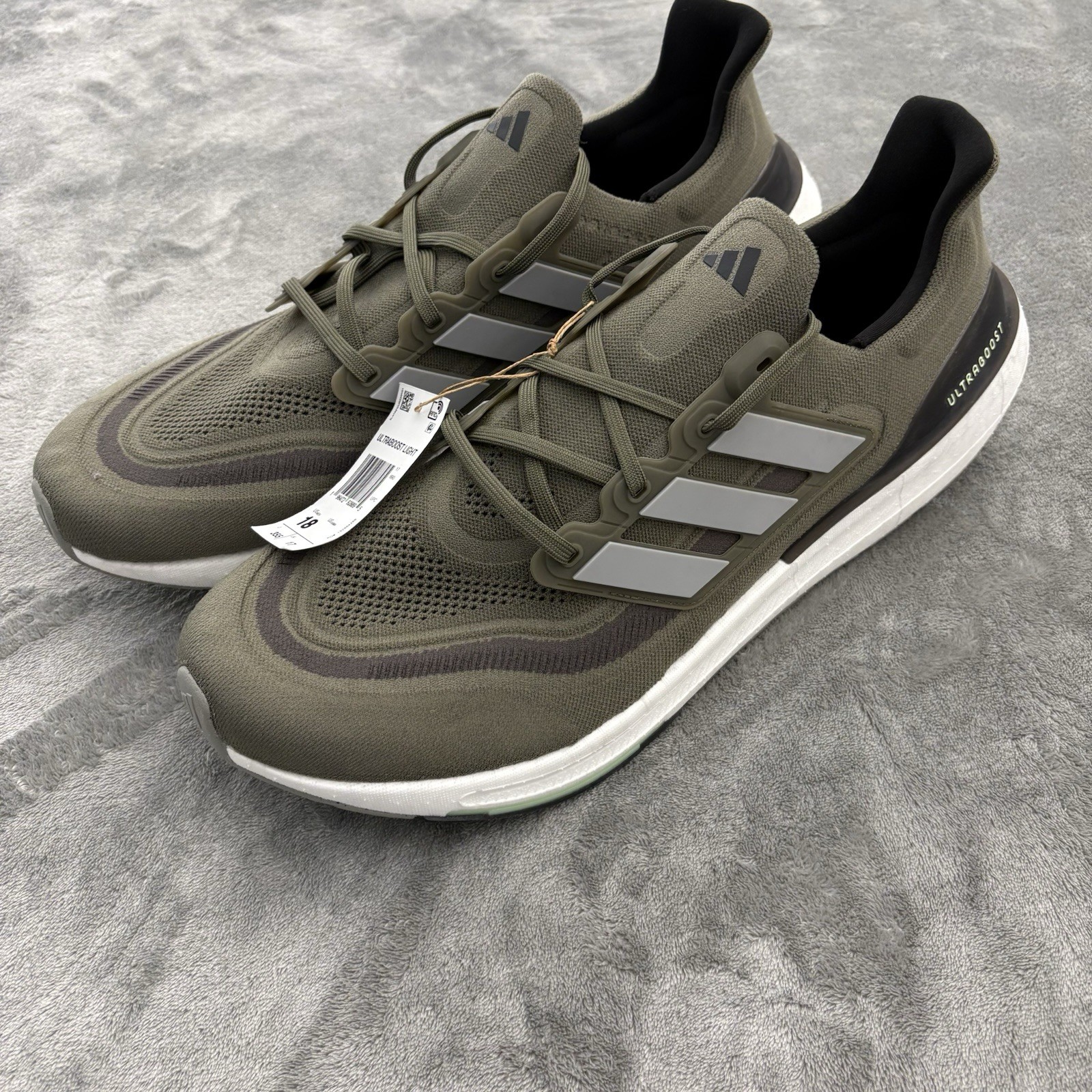 Adidas Ultraboost Ultra Boost Light Running Shoes Mens 18 Green Sneakers
