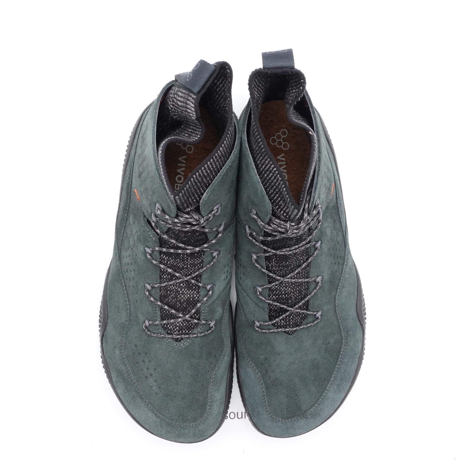 Vivobarefoot Motus Studio Mid Men’s Suede Barefoot Shoes 305641-01 Dark Shadow