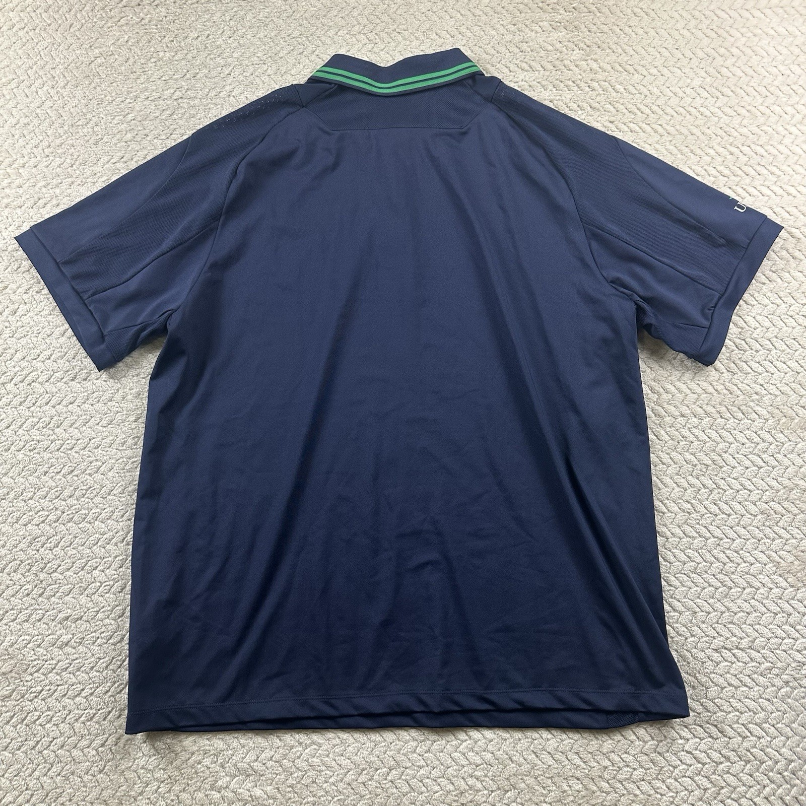 Polo Ralph Lauren US OPEN 2012 Big Pony Snap Collar Navy Polo Shirt Size XL