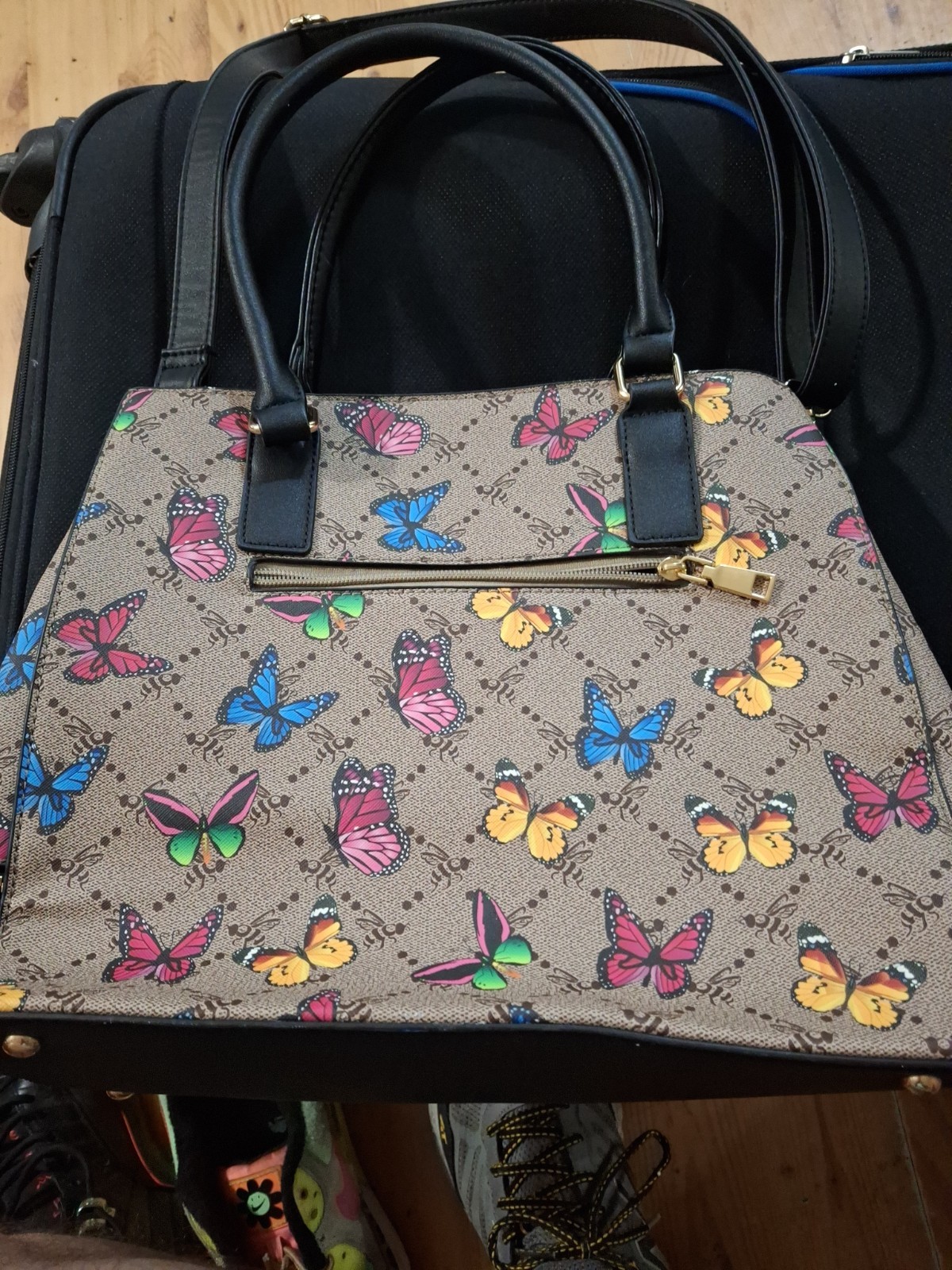 American Bee Butterfly Purse Handbag
