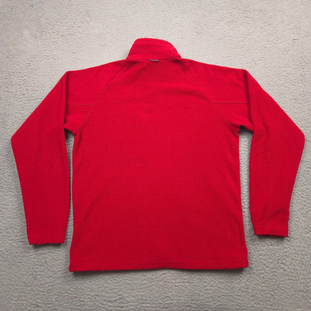 Columbia Fast Trek II Fleece Jacket Men Small Red Full Zip Interchange Hiking