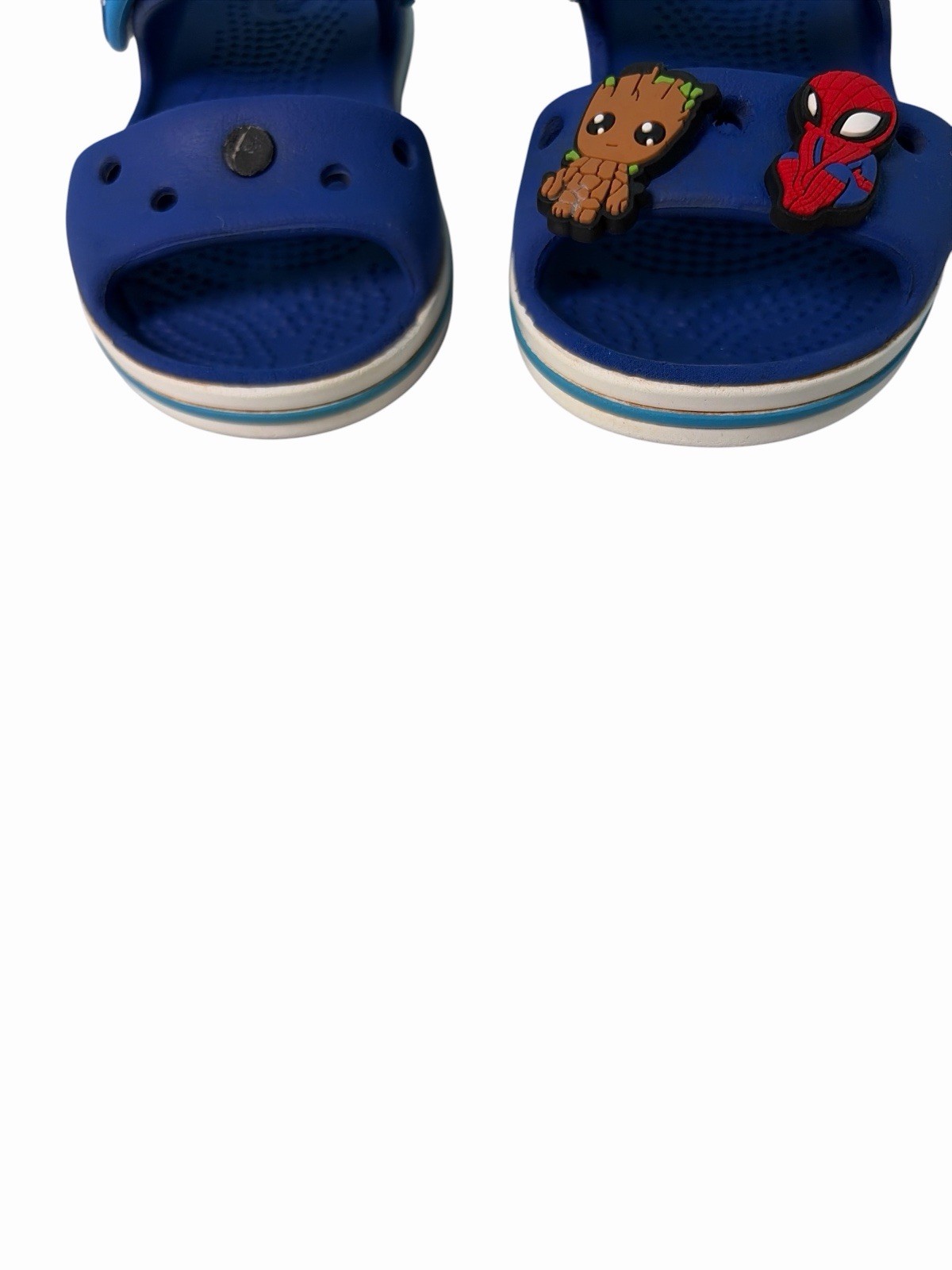 Crocs Crocband Sandals Kids Toddler Cerulean Blue Ocean Size C6 Waterproof