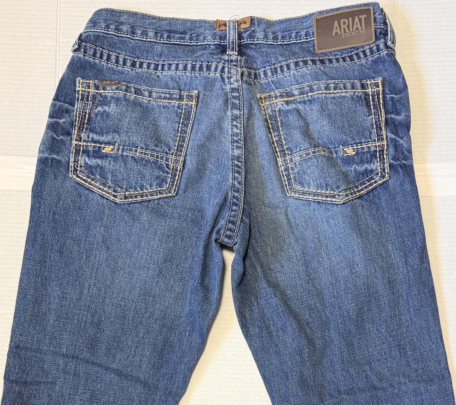 ARIAT M5 – Men’s Jeans – Straight Leg & Fit Western Denim Blue -Size 34×32