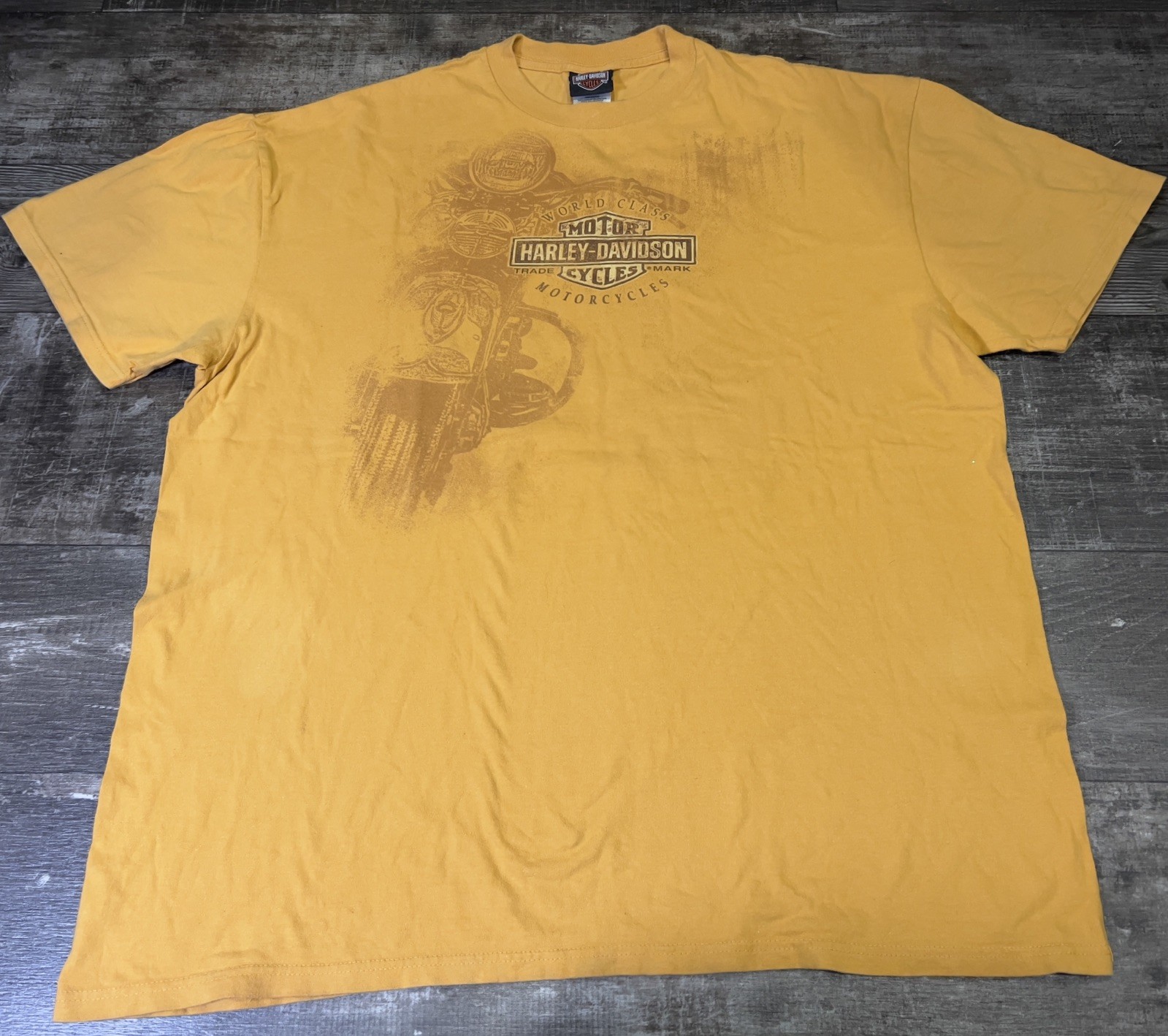 Harley Davidson Dubai United Arab Emirates Tee Mens Black Flames Size XXL 2XL