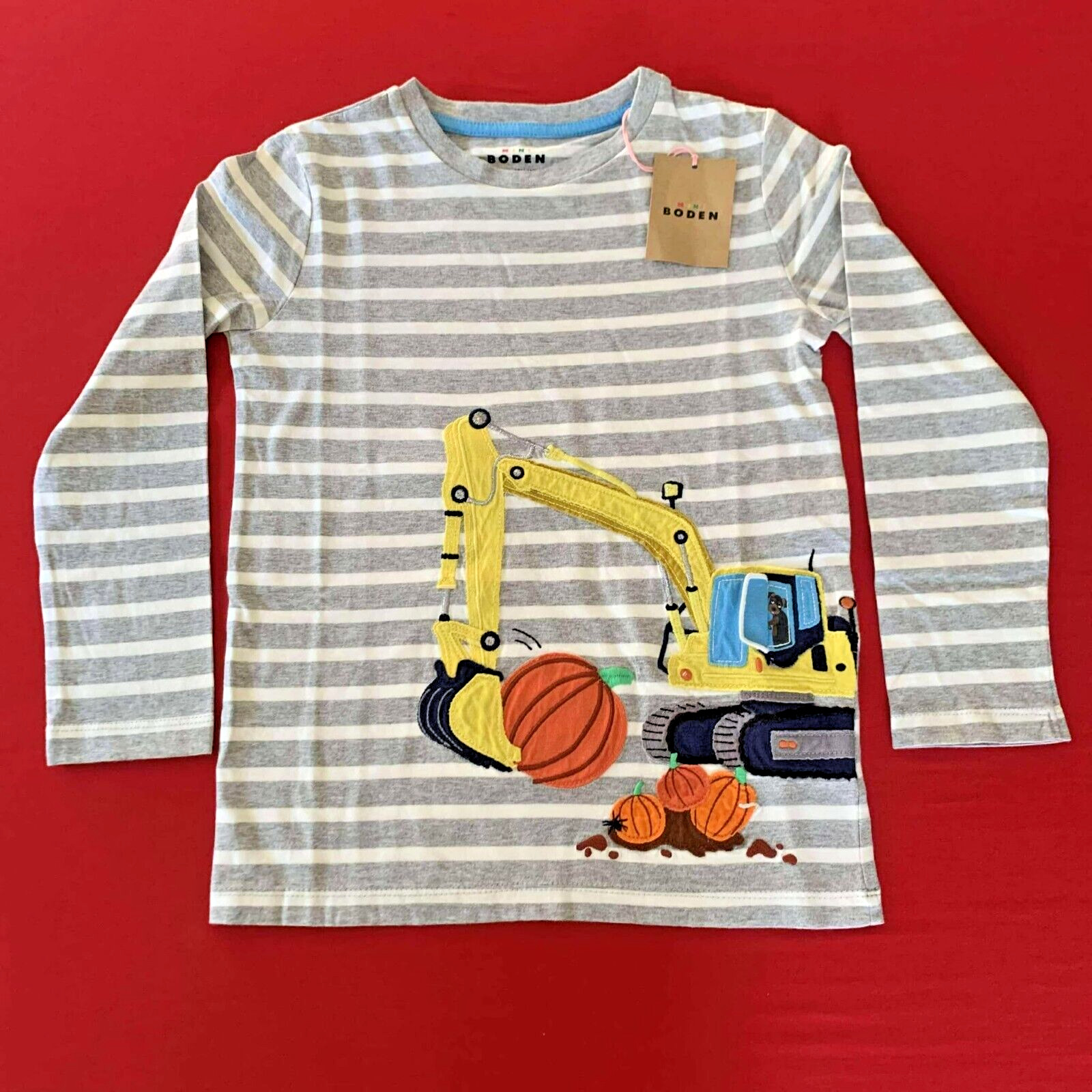 Mini Boden Fun Boys “Lift-the-Flap” Appliqué Shirt. Size 10-11 Years, 146 cm
