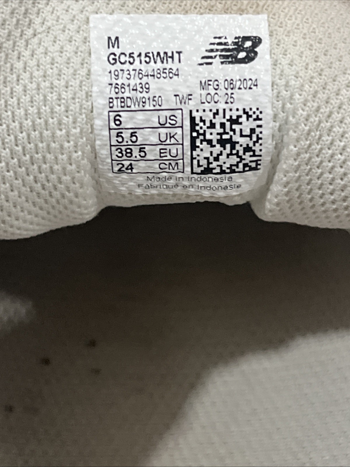 Gray New Balance Men’s Size 6