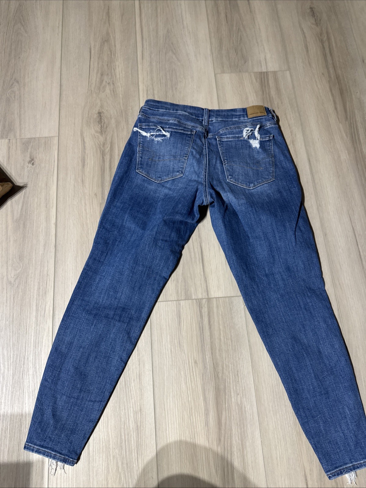 American Eagle Curvy Jeggings Women’s Blue Medium Wash Size 8