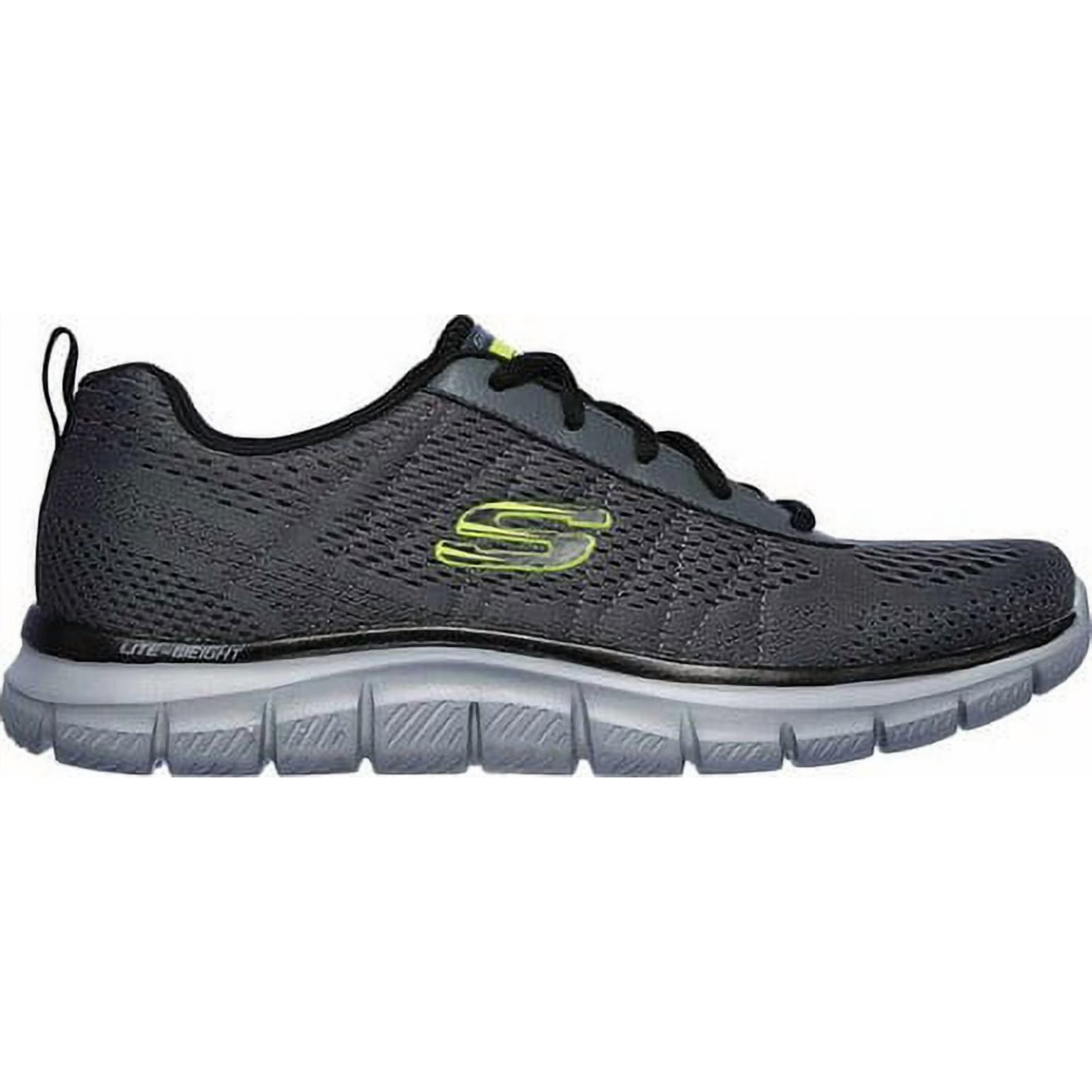 Men’s Skechers Track Moulton Memory Foam Trainer Sneakers Shoes, MEDIUM & WIDE