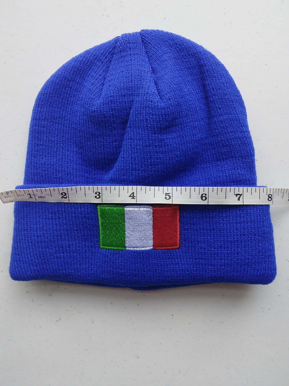 ITALY Italian Flag Embroidery Knit Beanie Skull Cap Winter Hat YOUR CHOICE