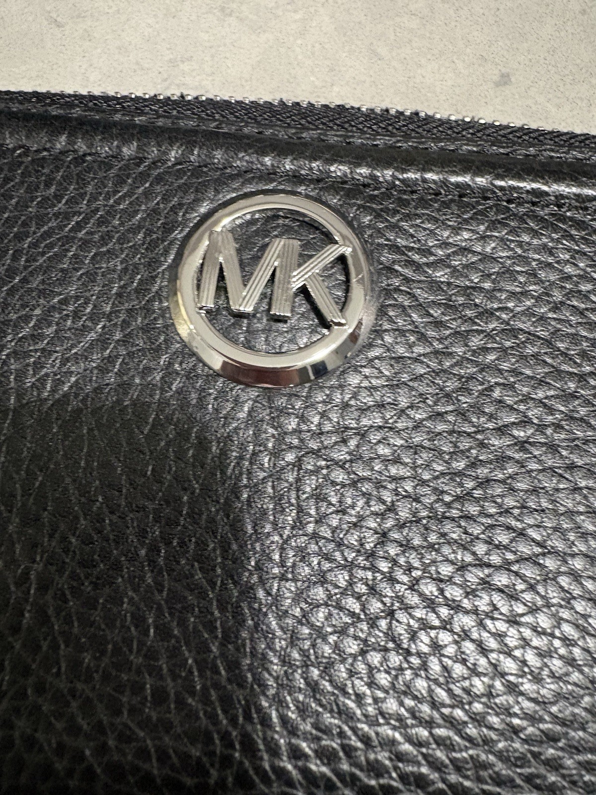 Michael Kors Black Satchel w Snake Print Flap, Silver Hardware & wallet