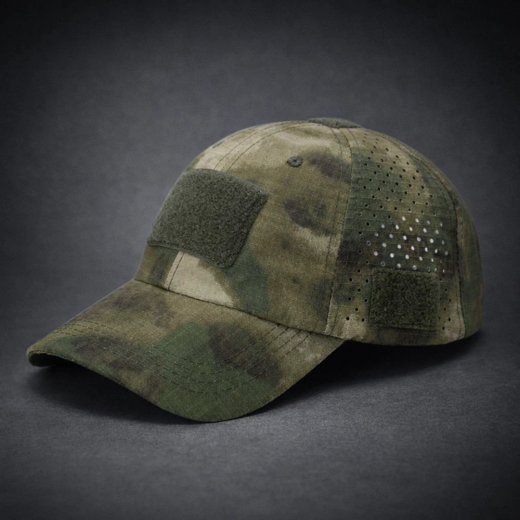 Tactical Camo Military Cap w/ Eyewear Holder Patch Outdoor Fishing Hunting Hat