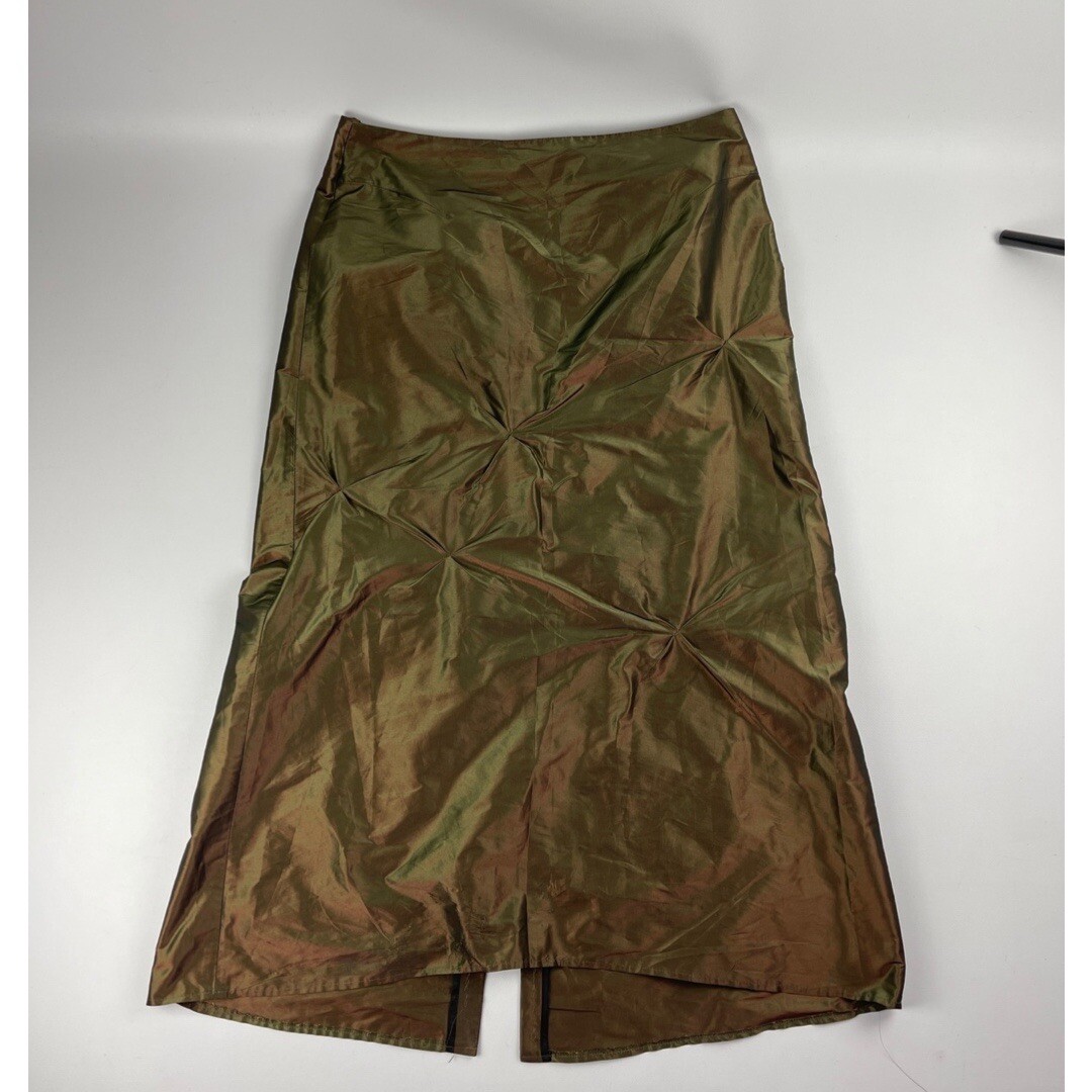 Apanage Avant Garde Olive Maxi Skirt Size 16