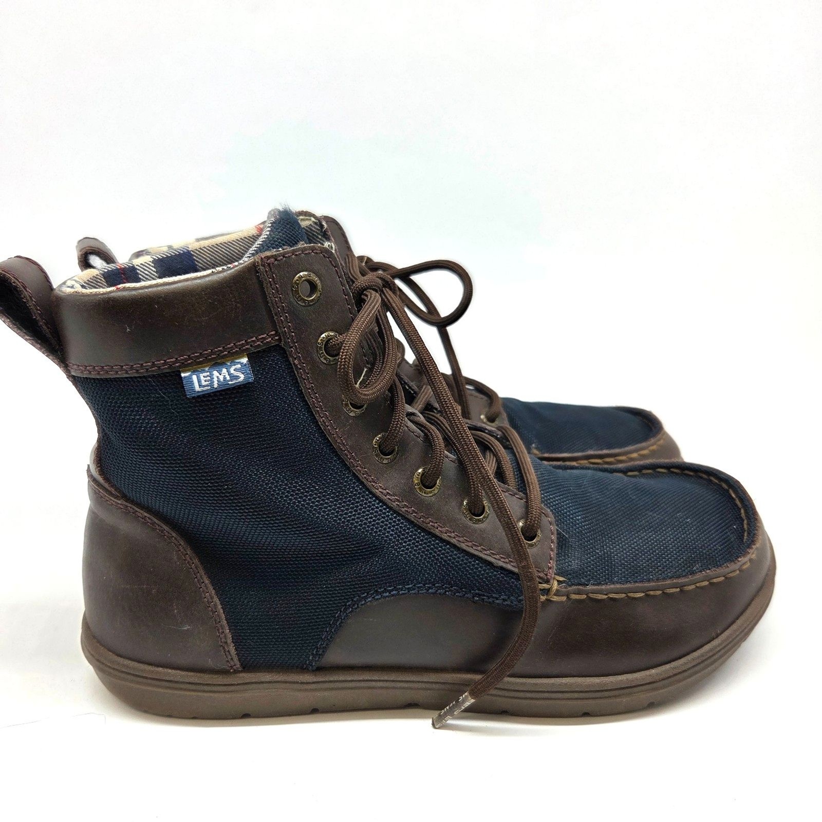 Lems Boulder Boots Unisex Navy Stout Mens 8.5 US Women’s 10