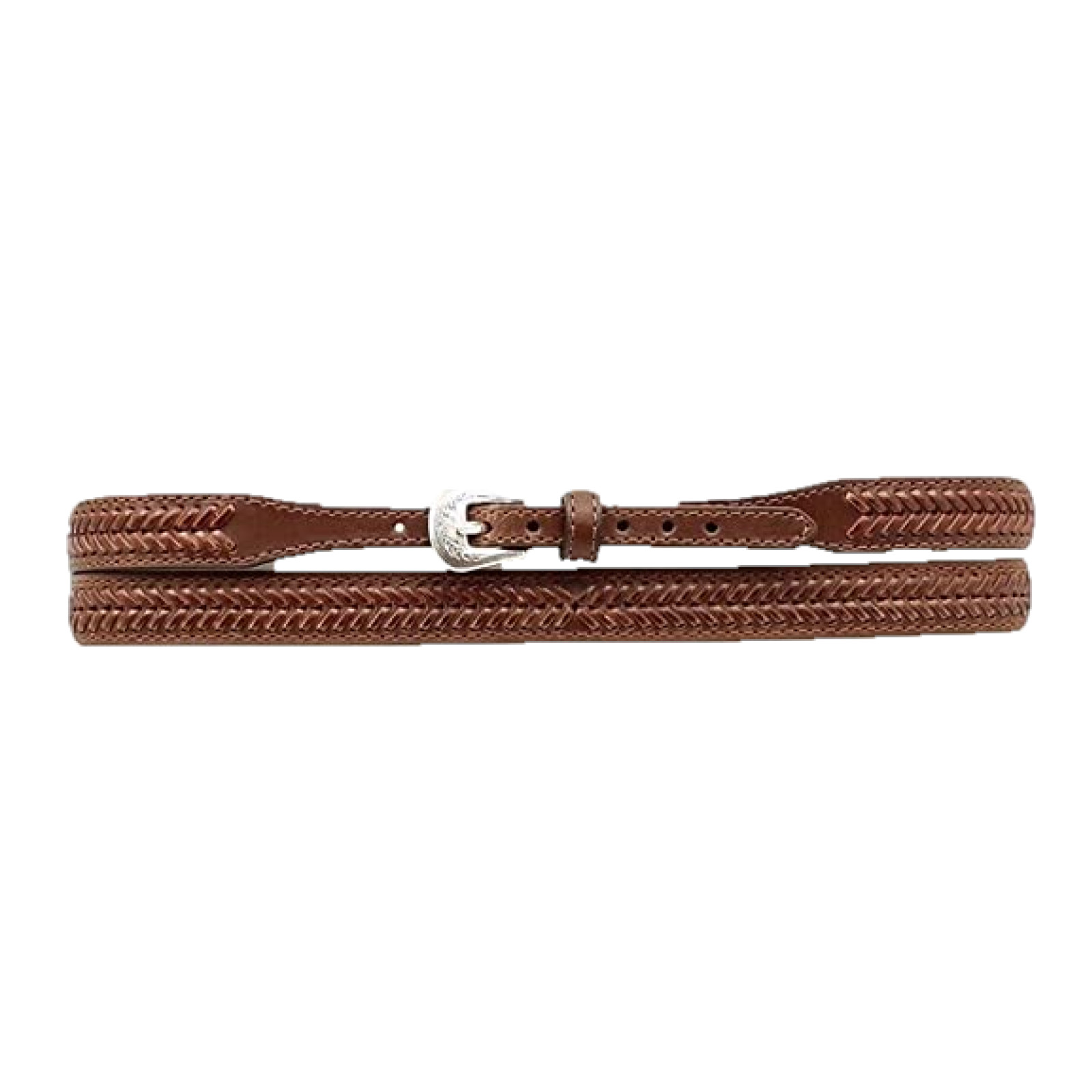 M&F Men’s Western Leather Laced Brown Hat Band 0277602