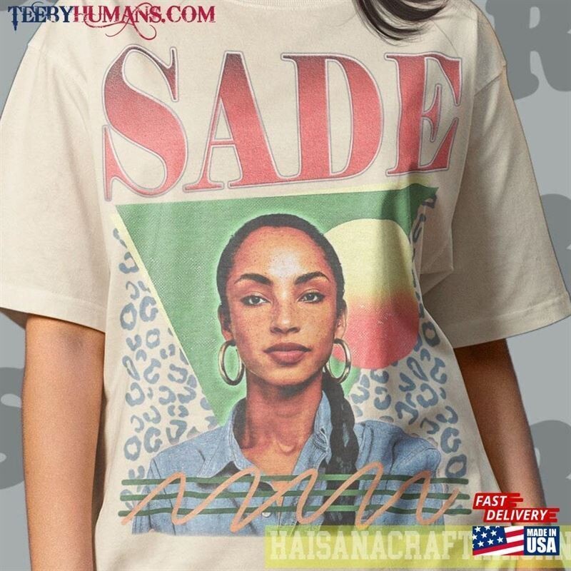 Sade Unisex TShirt Gift for Sade Fans, World Tour, T Shirt Natural KTV3750