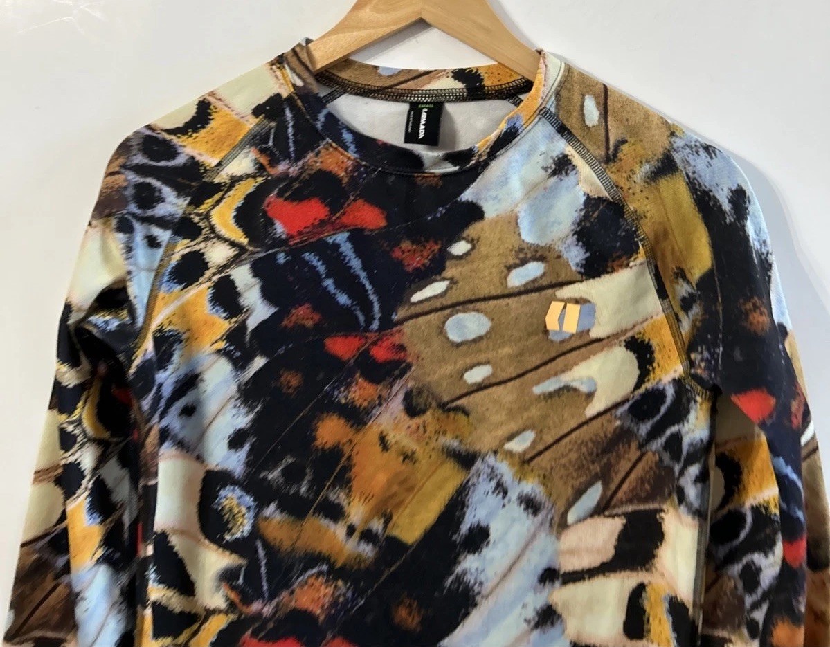Women’s Armada Long Sleeve base layer Top Sz Small Flutter Butterfly Color way