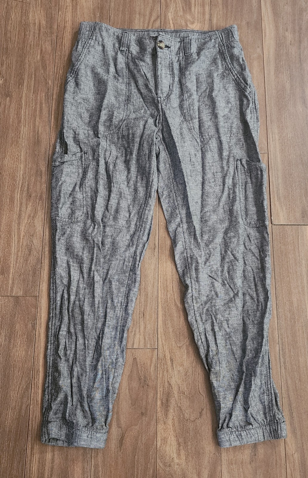 Sonoma Linen Pants Women’s Sz 8 Relaxed Comfortable Casual Travel Beach Hiking