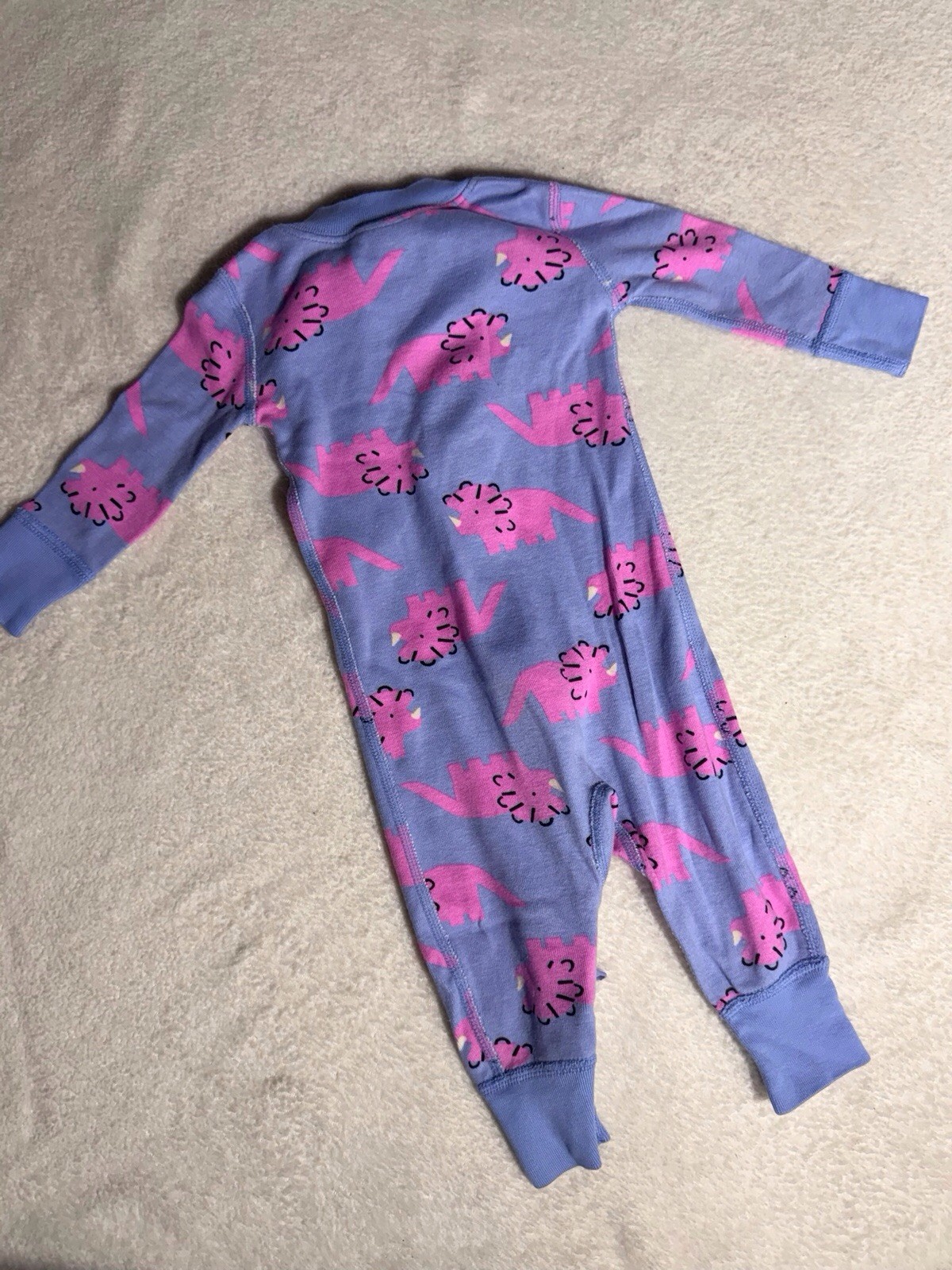 Hanna Andersson 60 cm 3-6M Footless One-Piece Sleeper, Organic Cotton Lion Print