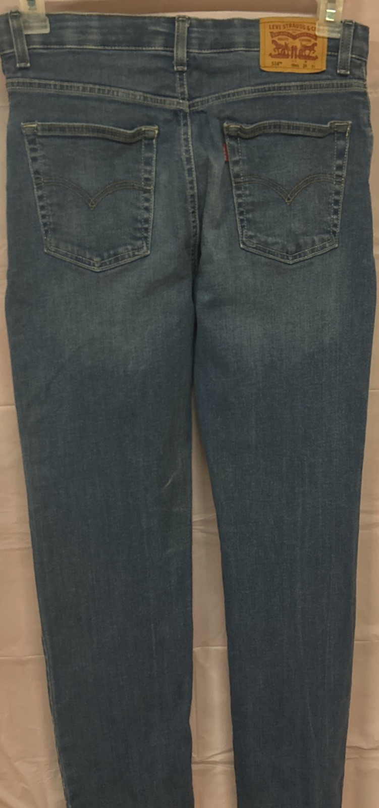 Levi’s 514 Performance Straight Boys Reg 18 29×31 Measures 28×29 Blue Jeans